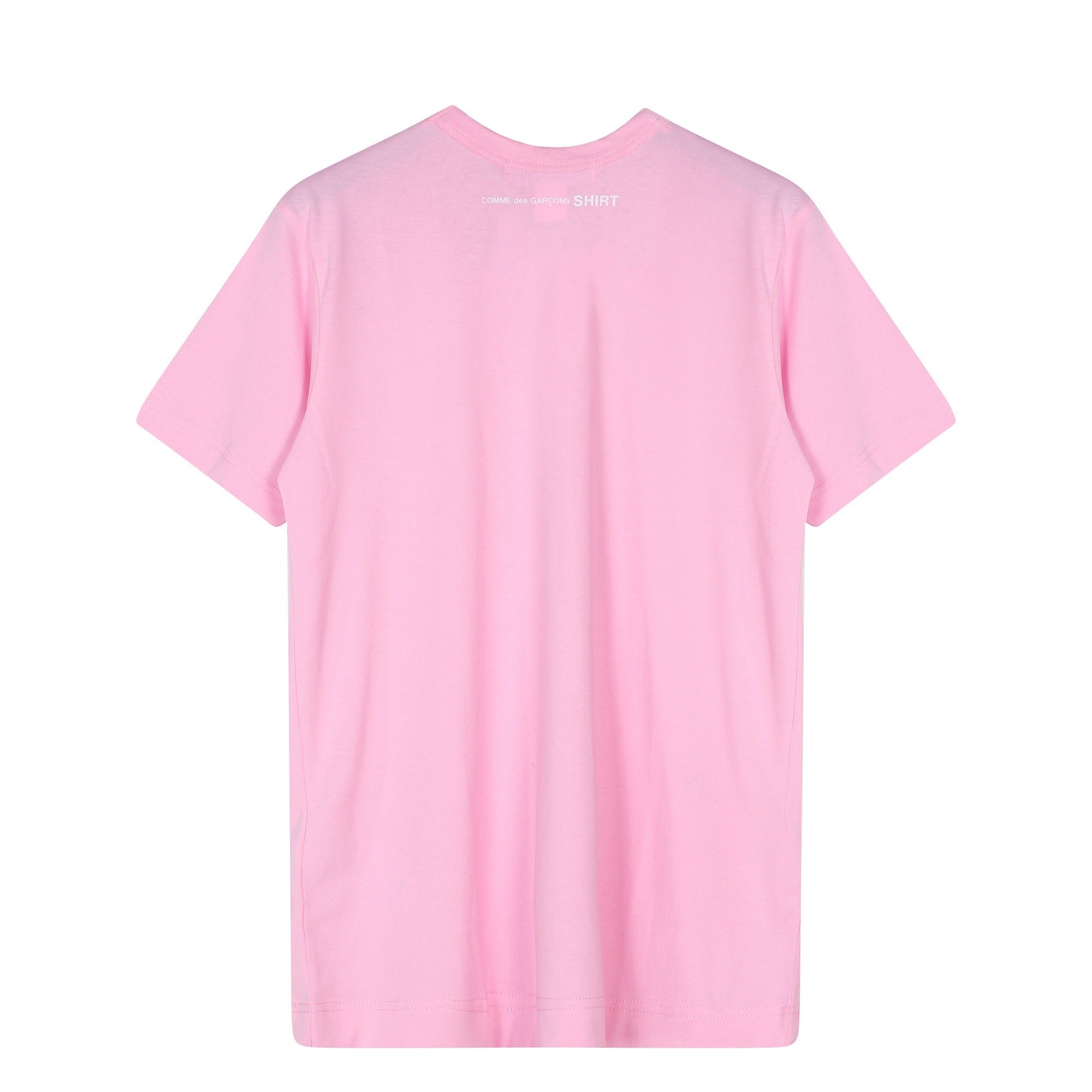 Printed Logo T-shirt Pink COMME des GARÇONS SHIRT vista1
