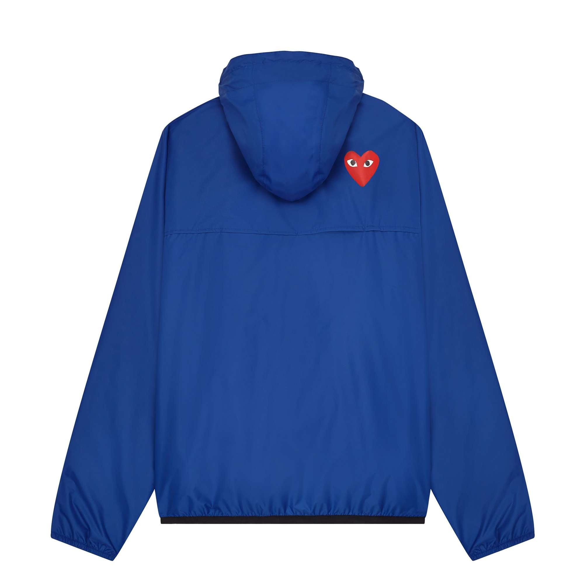 K-way Half Zip Jacket Blue Comme des Garçons Play vista1