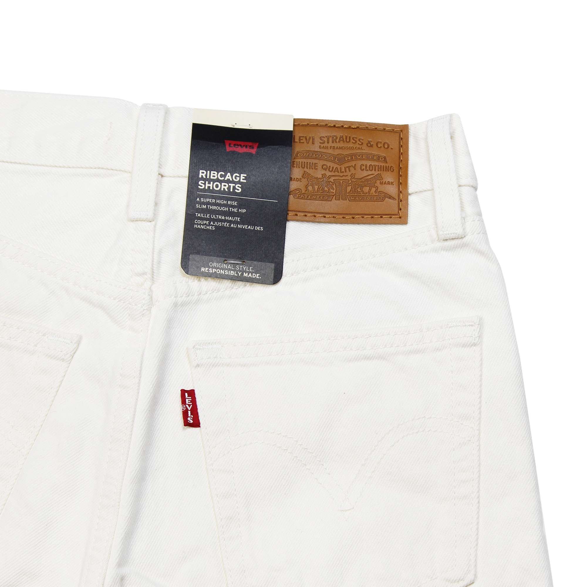 High Rise Ribcage Short levis made in japan vista3