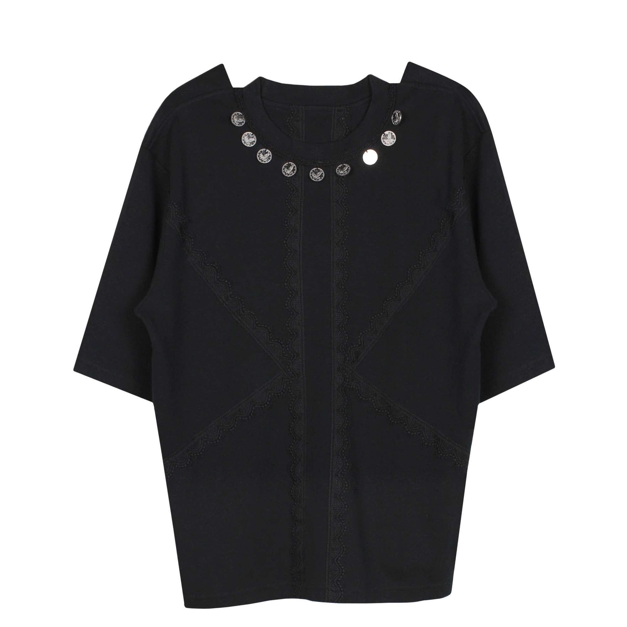 Coin Trim T-shirt YOUTHS IN BALACLAVA vista0