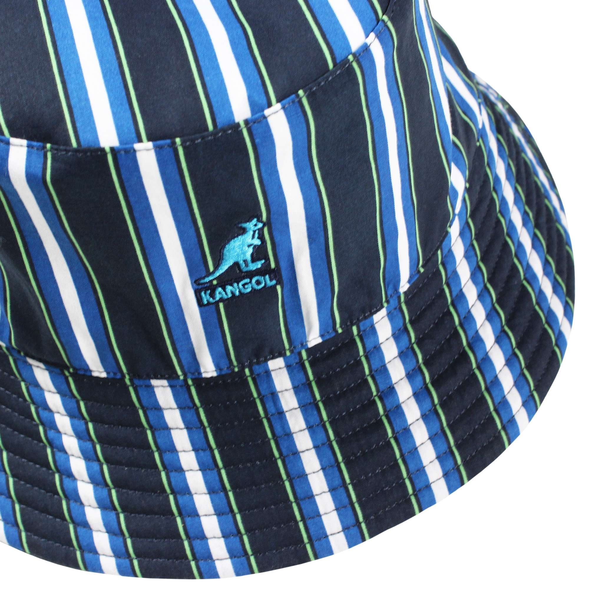 Double Pattern Bucket Blue KANGOL  vista3