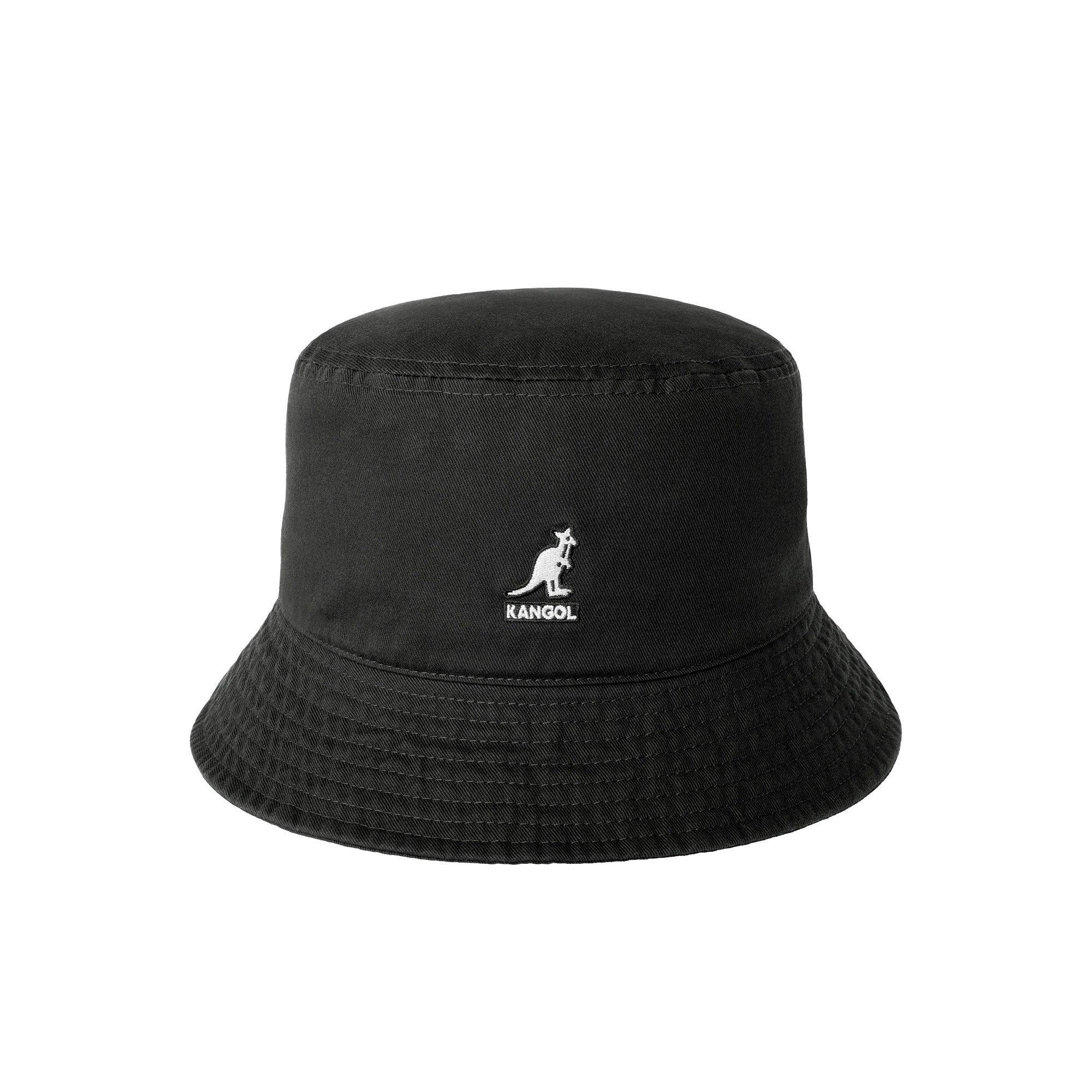 Washed Bucket Hat Black KANGOL  vista1