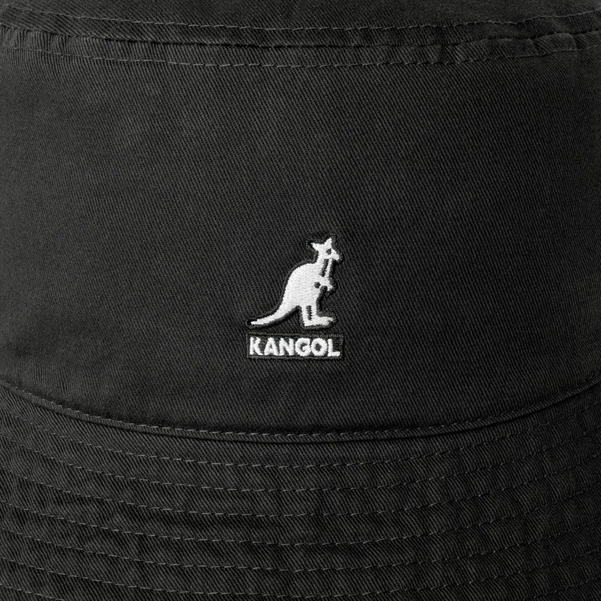 Washed Bucket Hat Black KANGOL  vista2