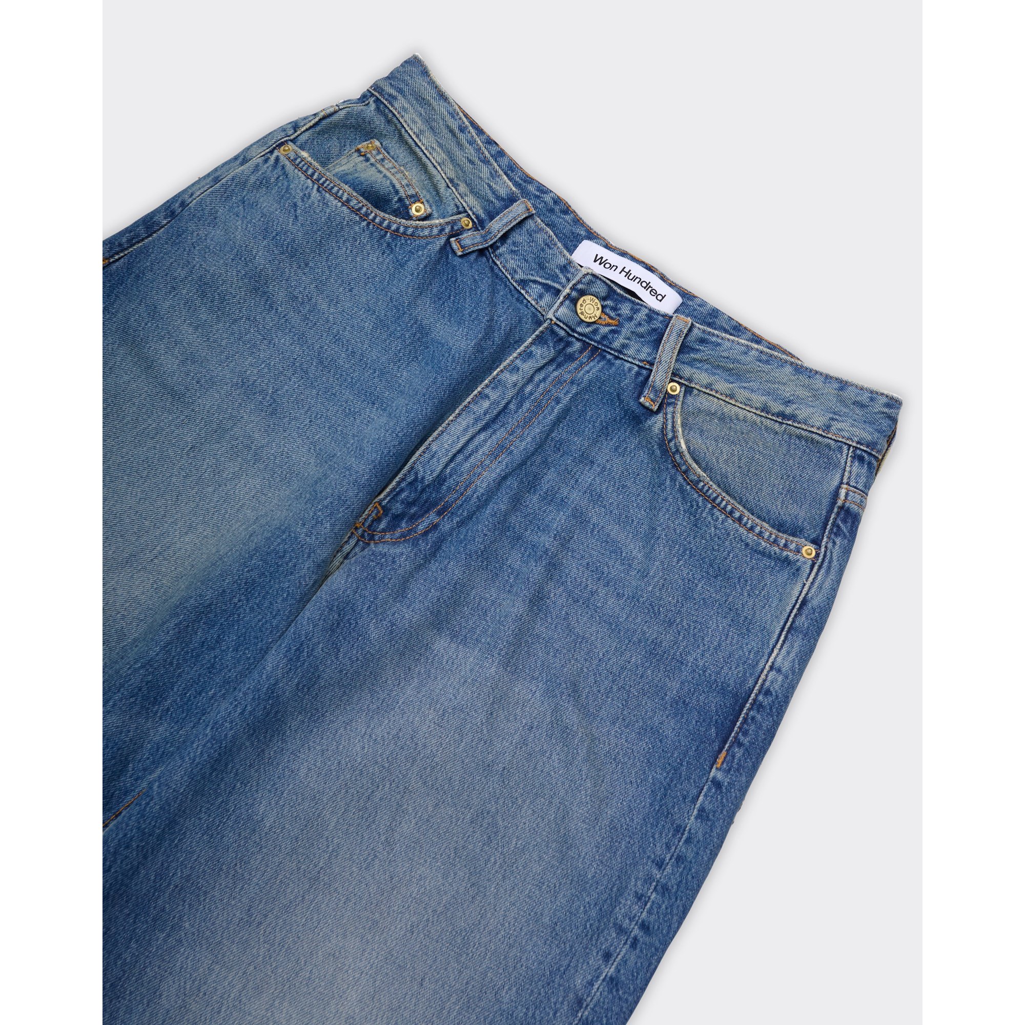 Jeans Las Vegas Vintage Denim Tinted Blu Won Hundred vista3