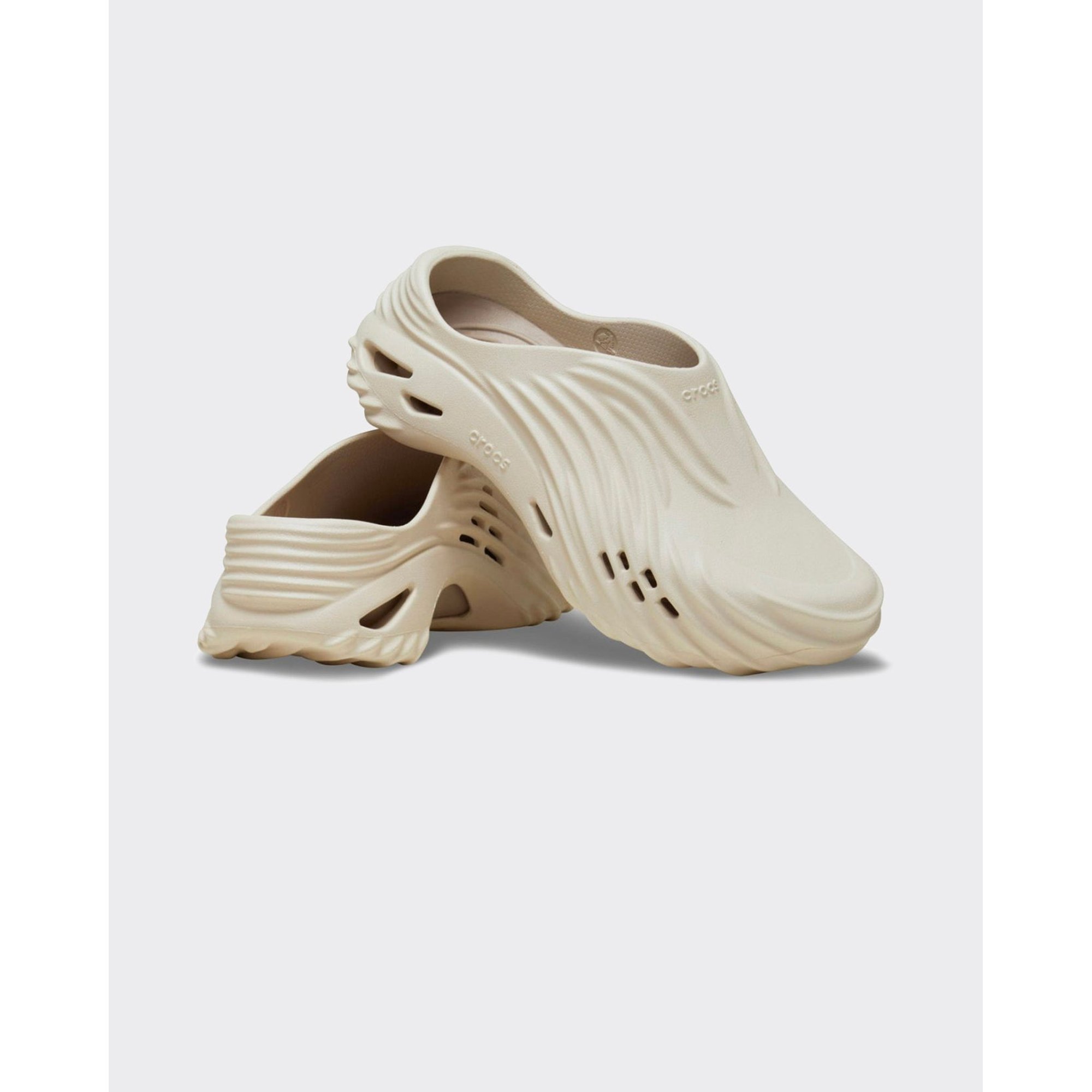Slide Echo Wave Beige Crocs vista1