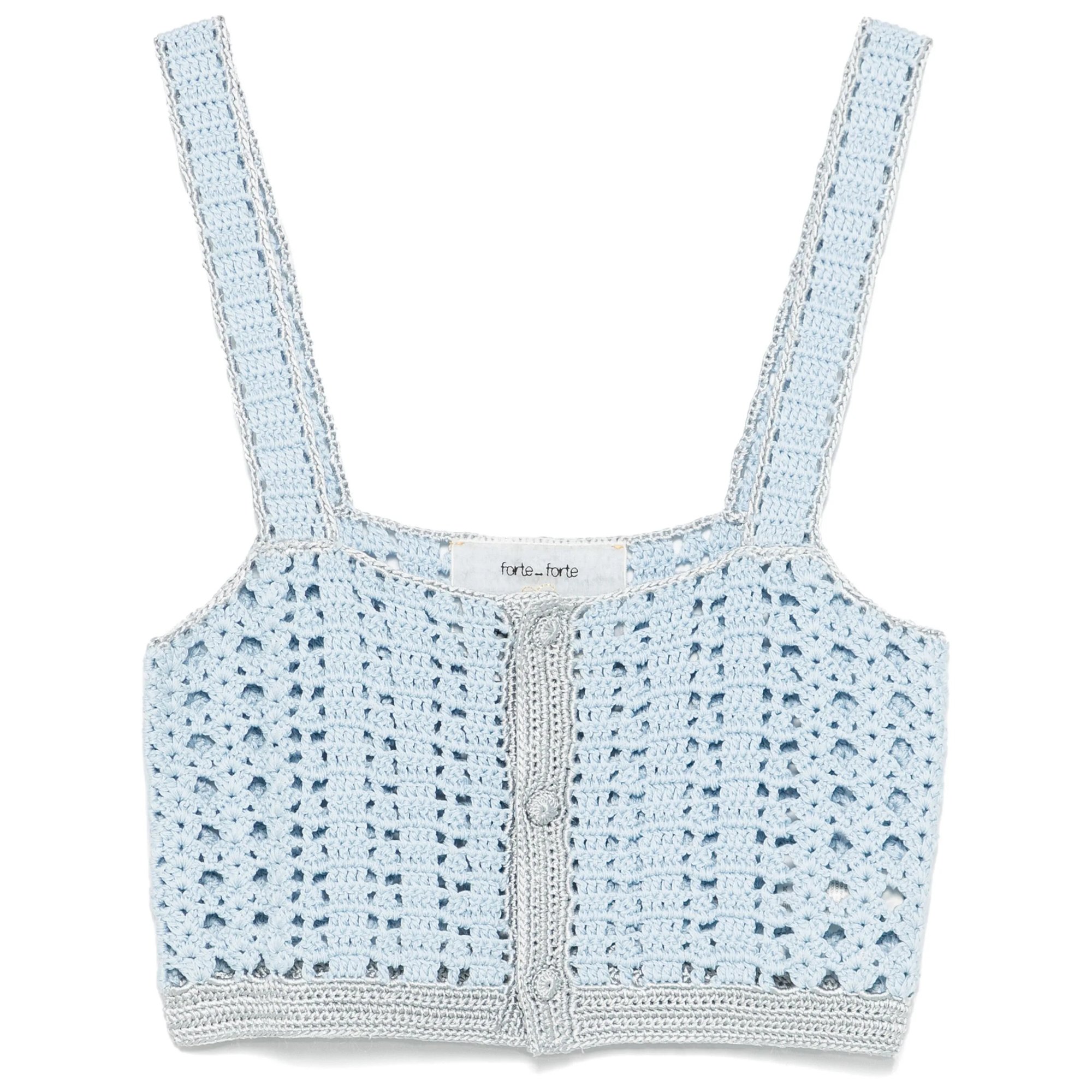 Cablé Lux Handmade Crochet Top Forte_Forte  vista0