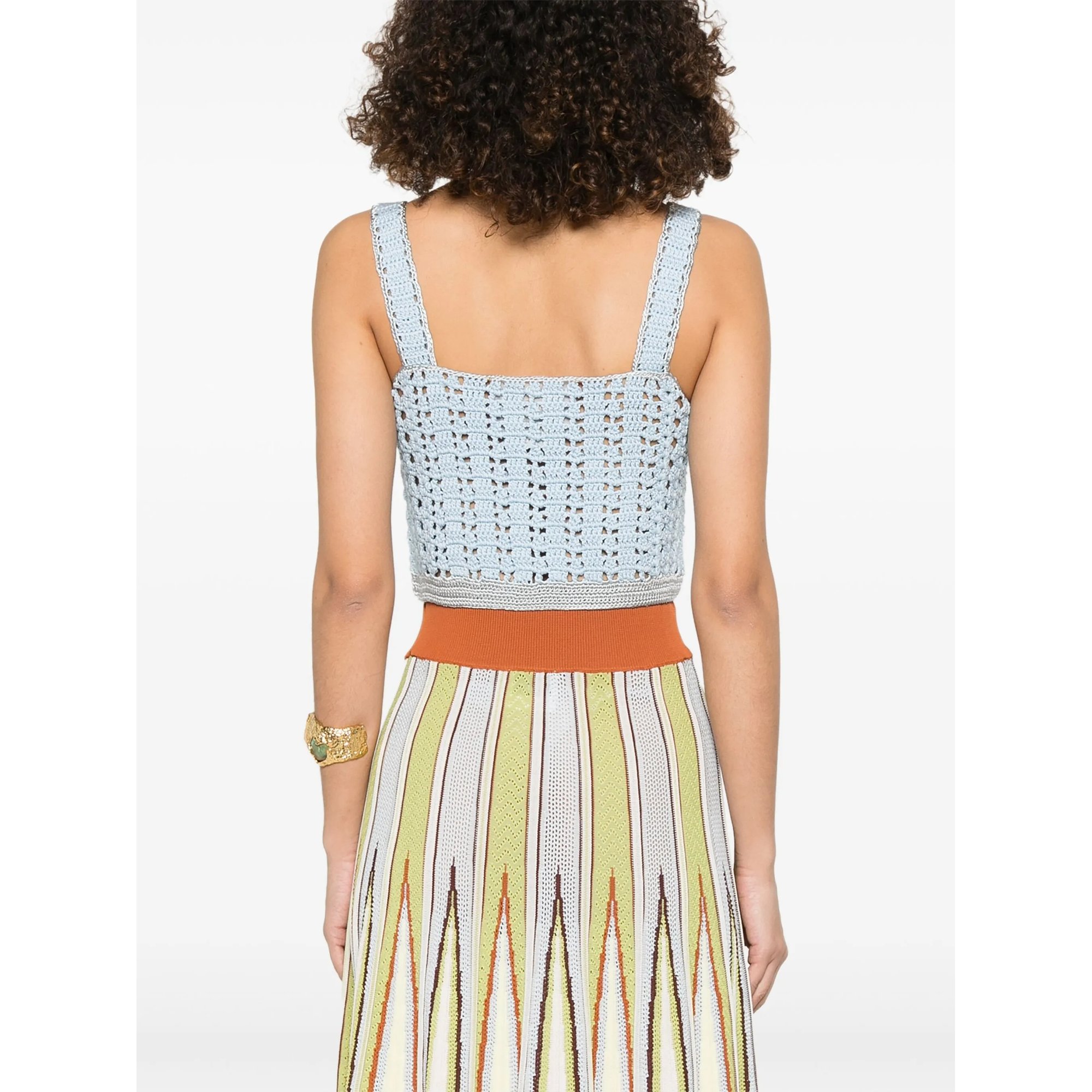 Cablé Lux Handmade Crochet Top Forte_Forte  vista3