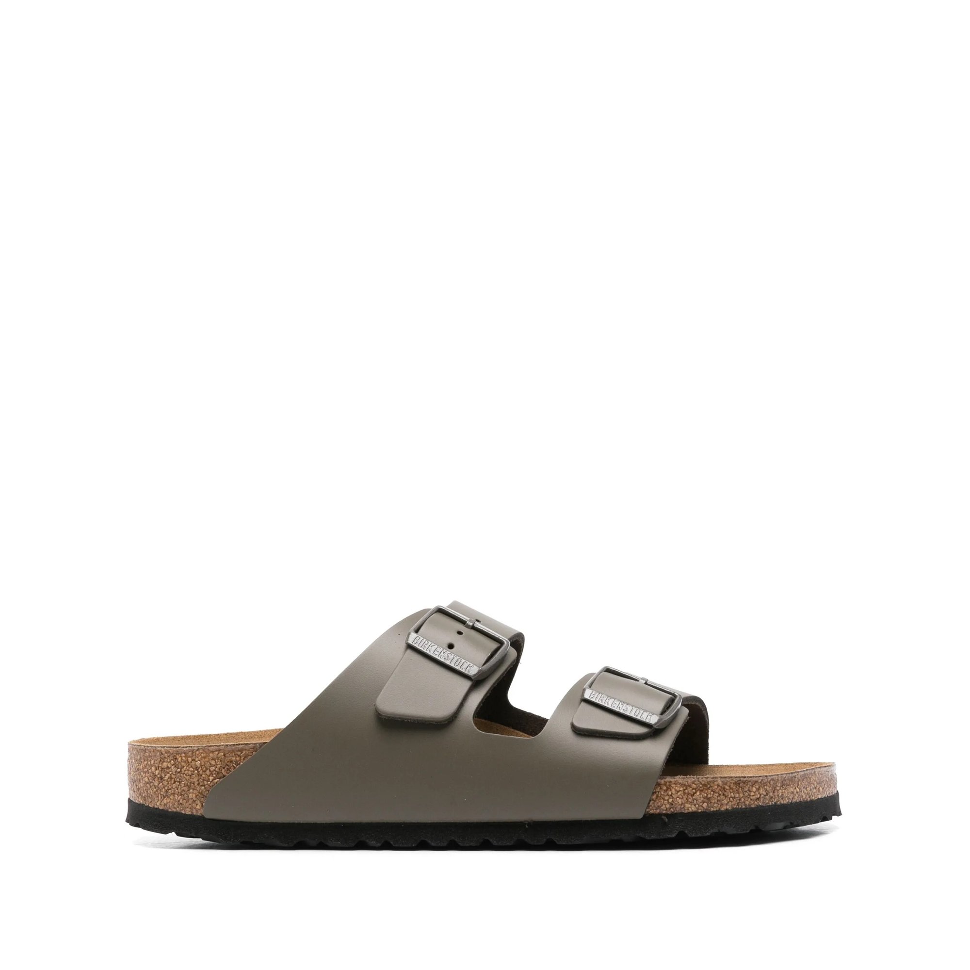 Arizona Concrete Gray, Natural Leather Birkenstock vista0
