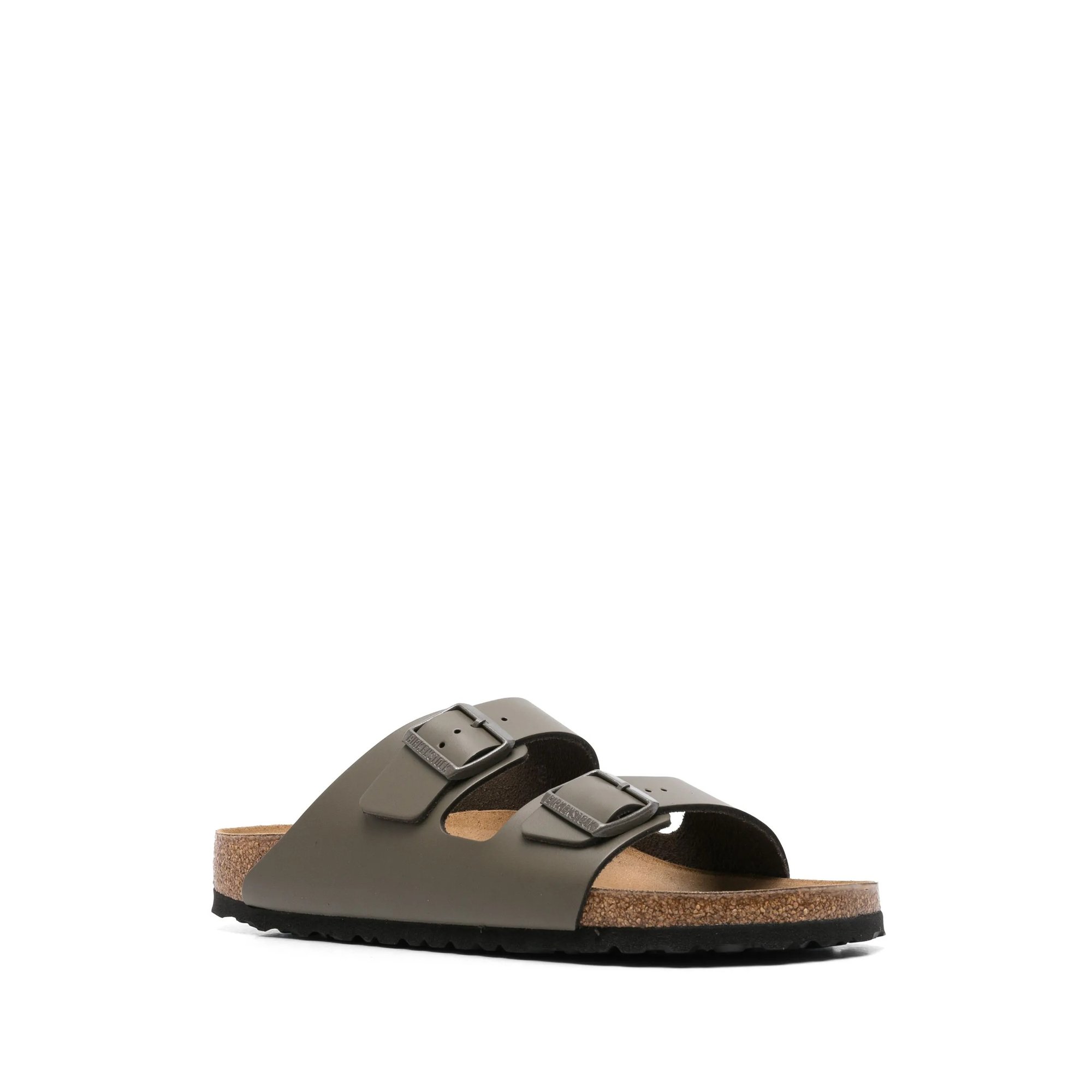 Arizona Concrete Gray, Natural Leather Birkenstock vista1