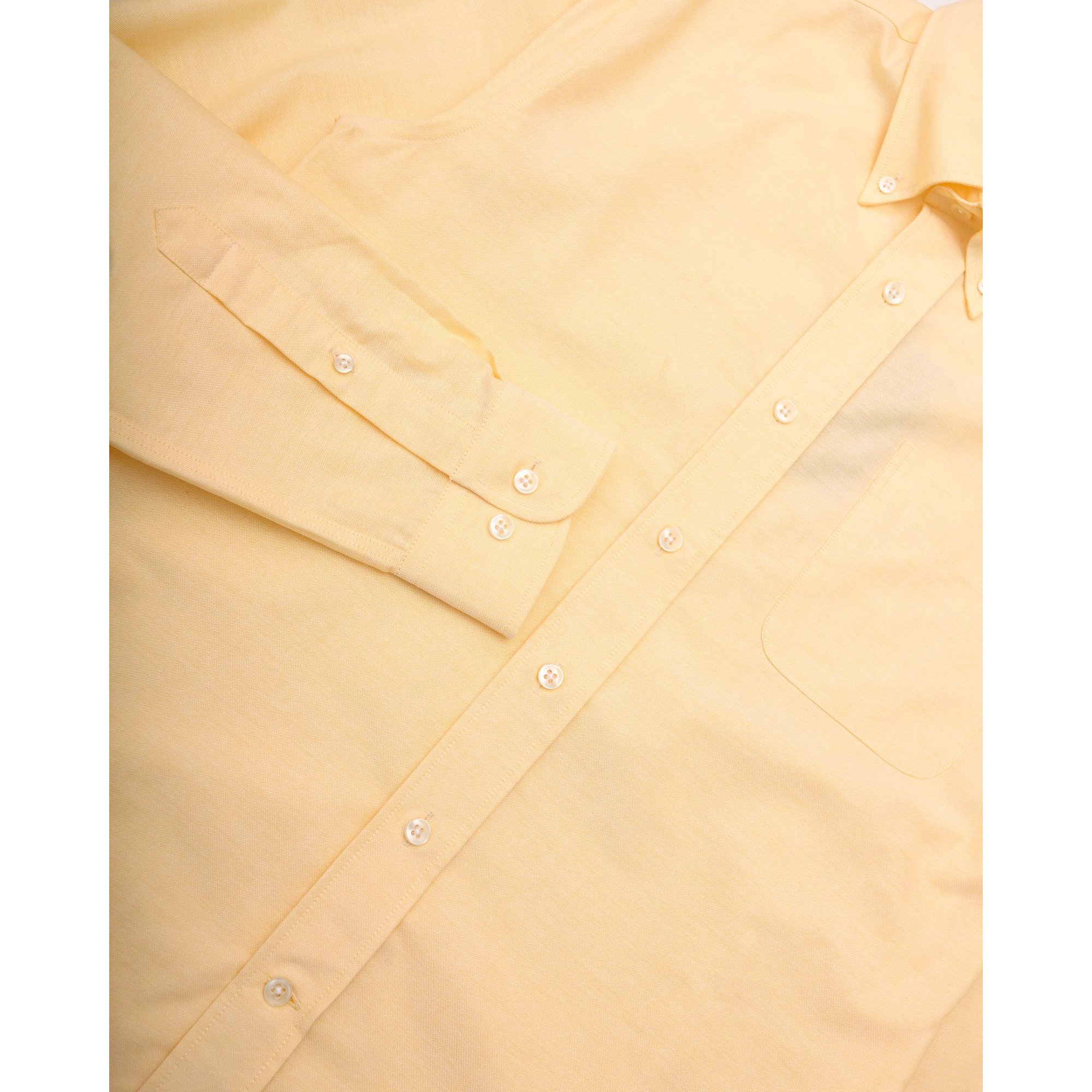 Camicia Whaleback Button Down Gialla Sebago vista2