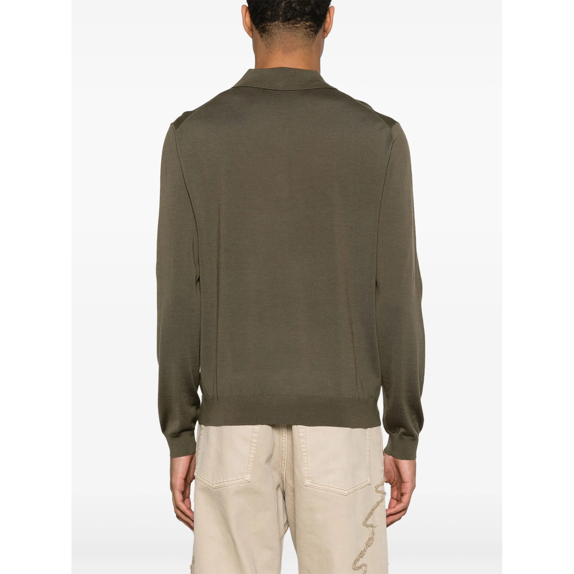 Merino Polo Sunflower vista3