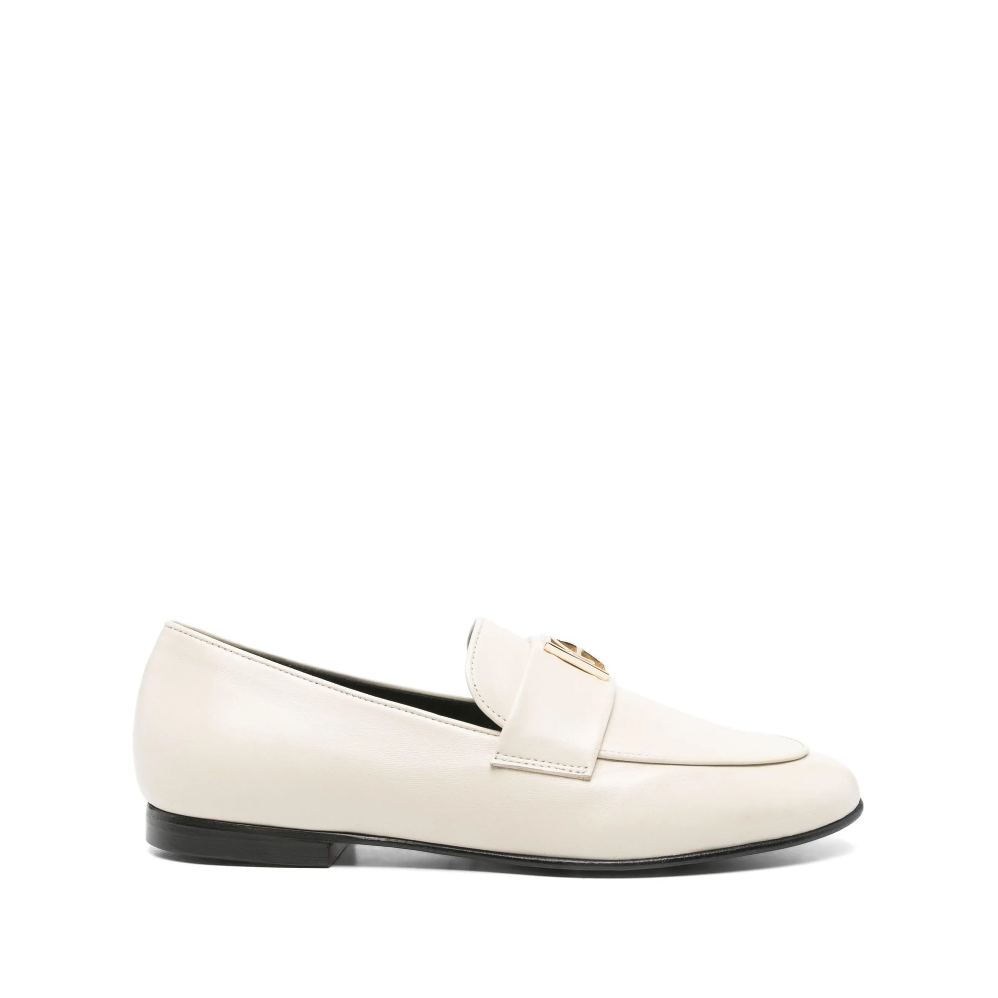 Corrine Loafers Bone Monogram Anine Bing vista0