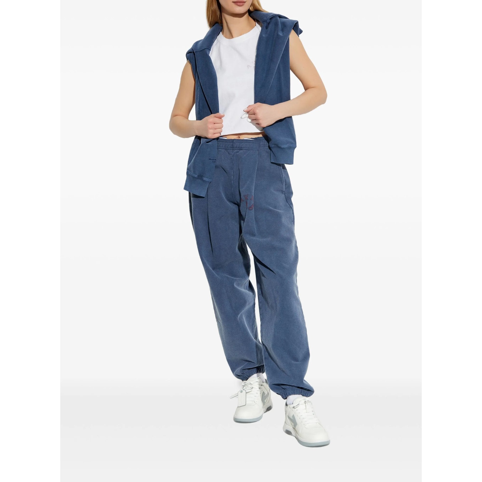 Graphic Twisted Muscle Tank Alexander Wang vista1