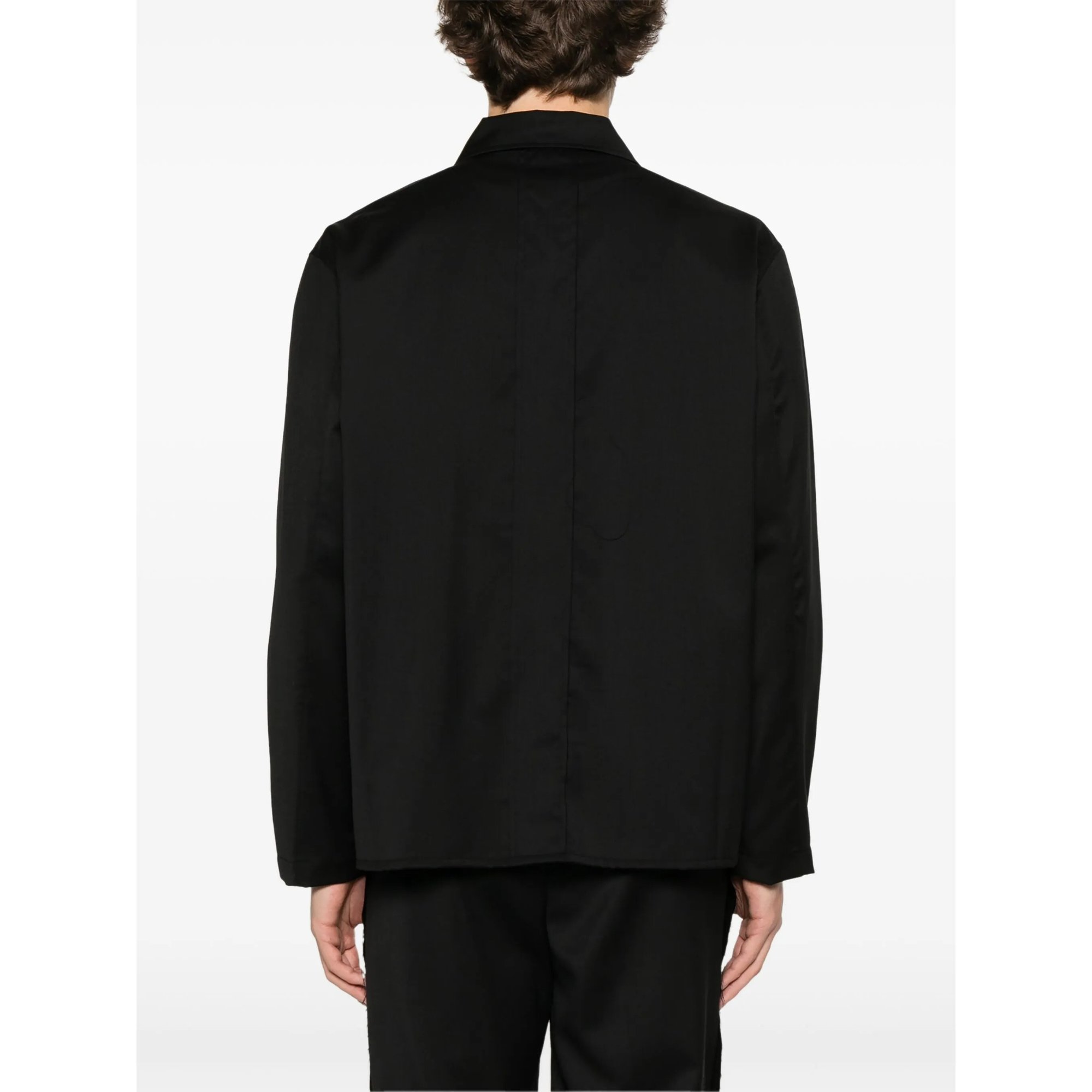 Shin Overshirt With Zip Paura vista3