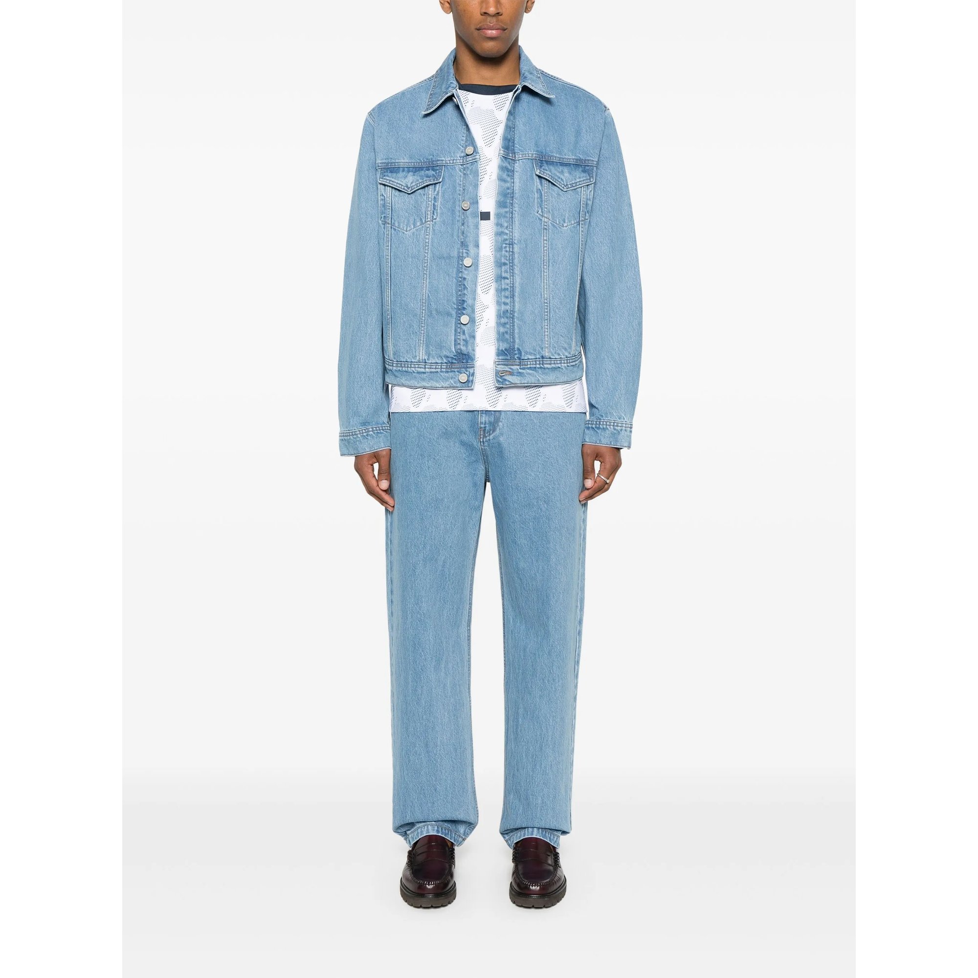 Denim Logo Bird Pants Arte Antwerp vista1
