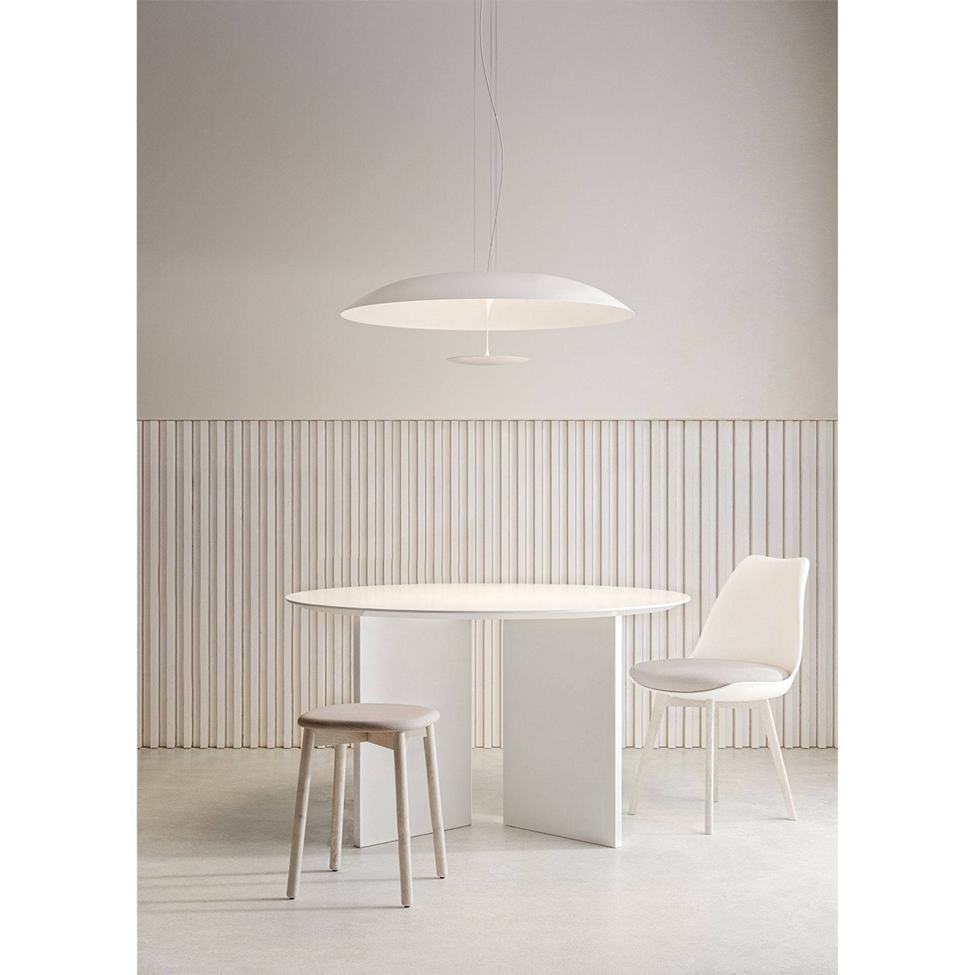 BLANCO pendant - sospensione Matteo Ugolini design ø92 KARMAN vista4