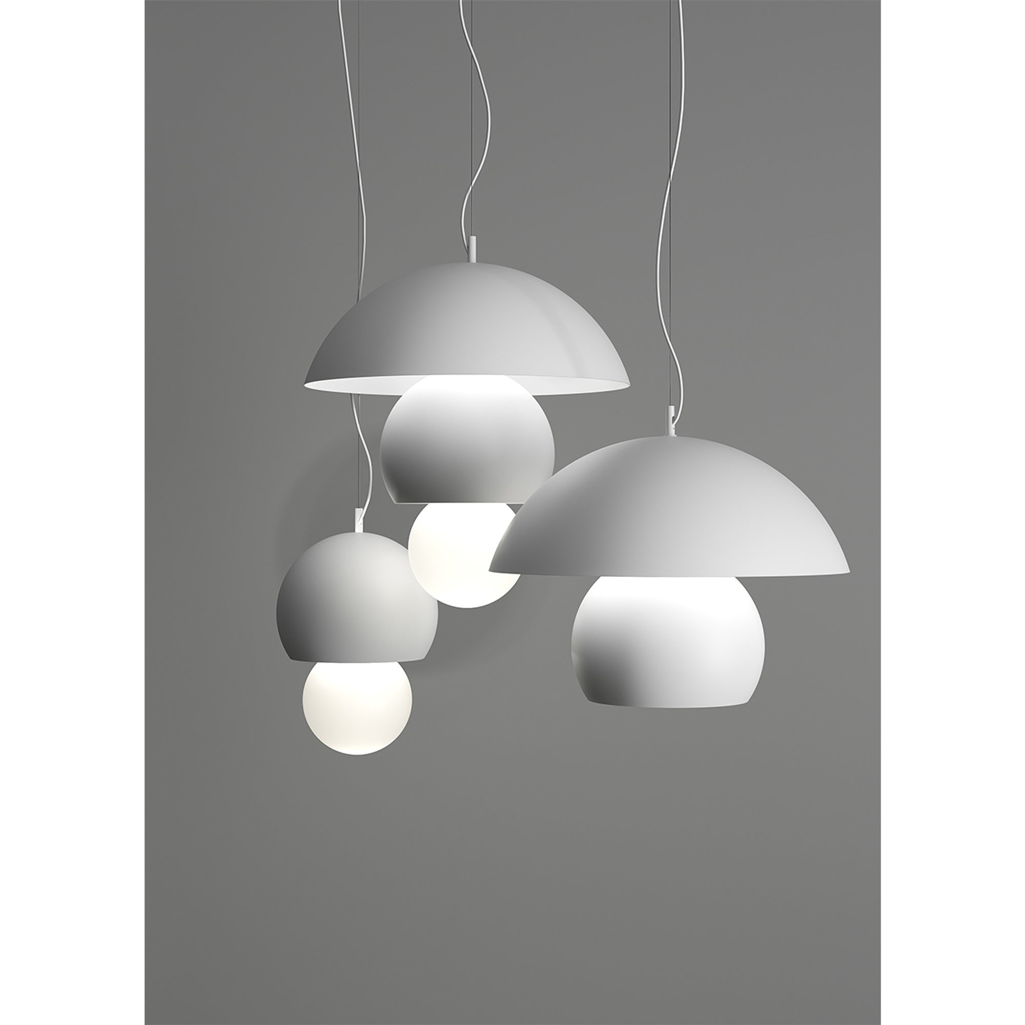 TRILUNA pendant - sospensione Luca De Bona & Dario De Meo design ø57,2 KARMAN vista1