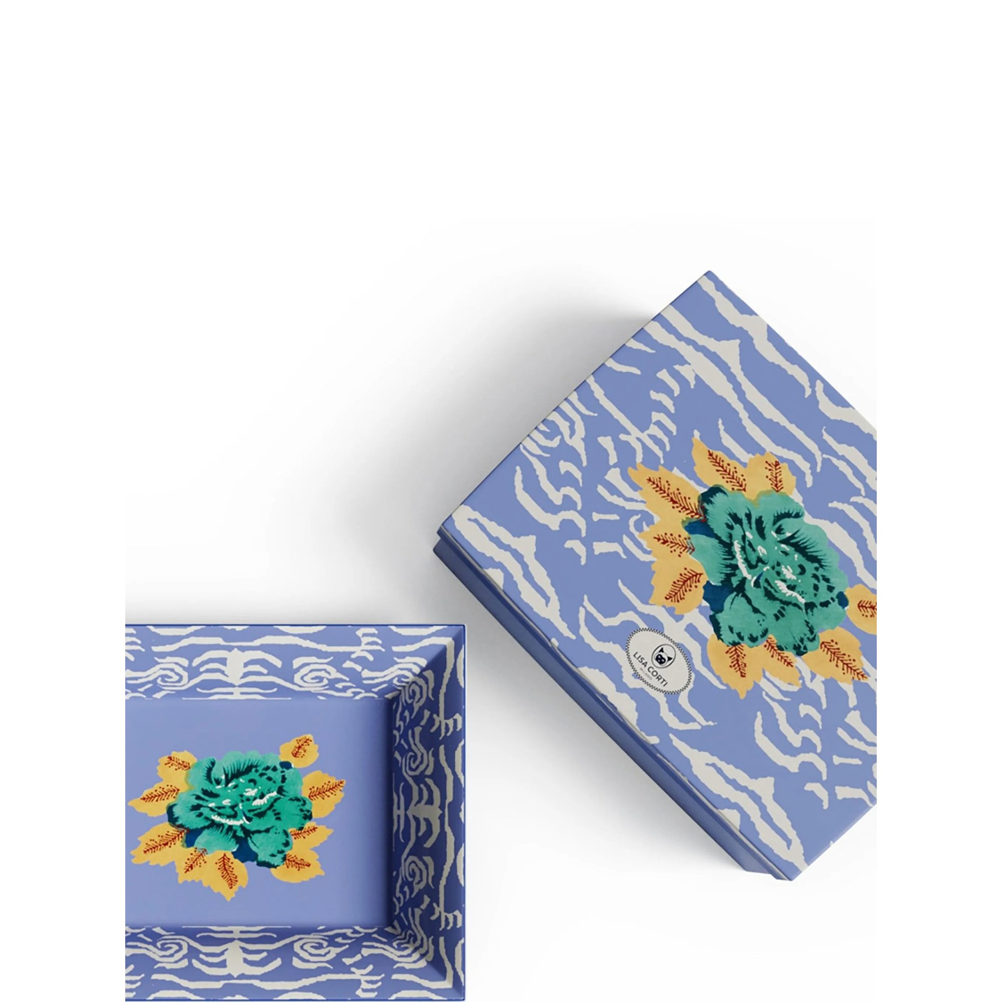 Vacía Bolsillos 19,5x15,5 Porcelana Tigre Indio Pervin Lisa Corti  vista1