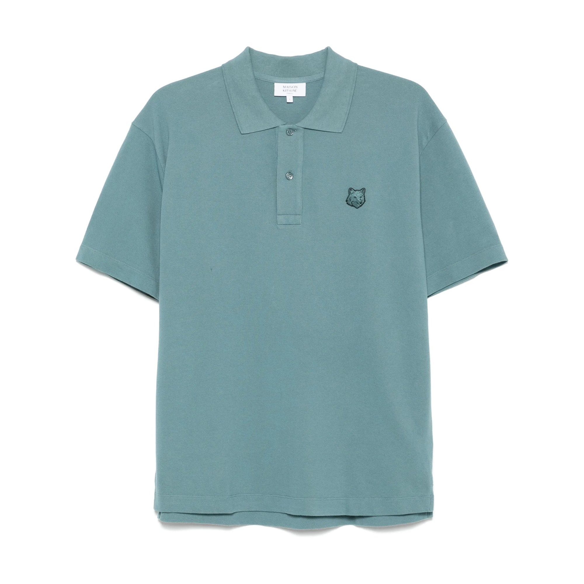 Bold Fox Head Patch Comfort Polo Maison Kitsuné vista0