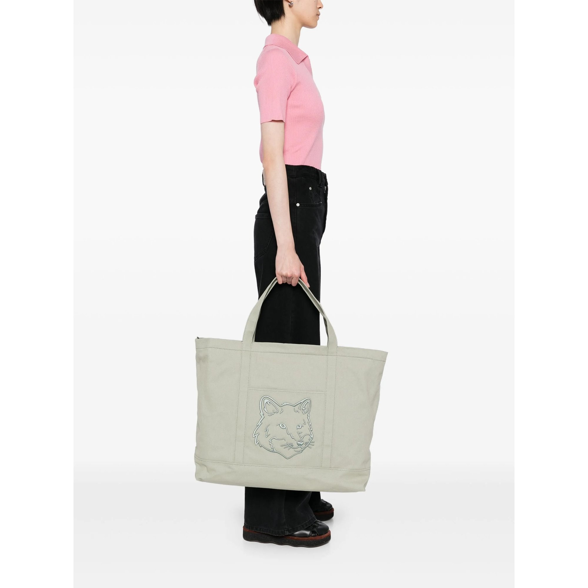 Fox Head xl Tote Maison Kitsuné vista1