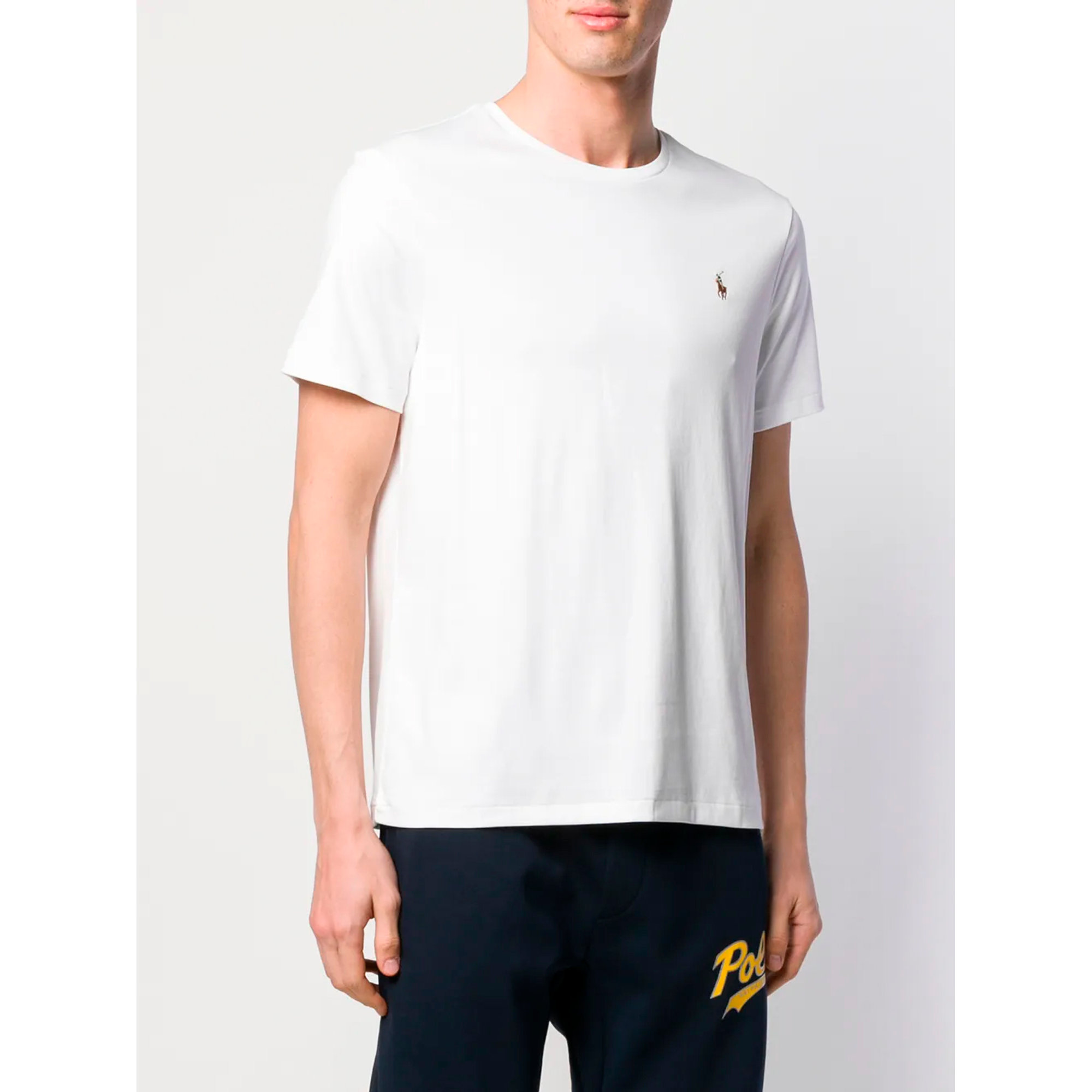 Custom Slim Fit Soft Cotton T-shirt 710740727002 Polo Ralph Lauren vista2