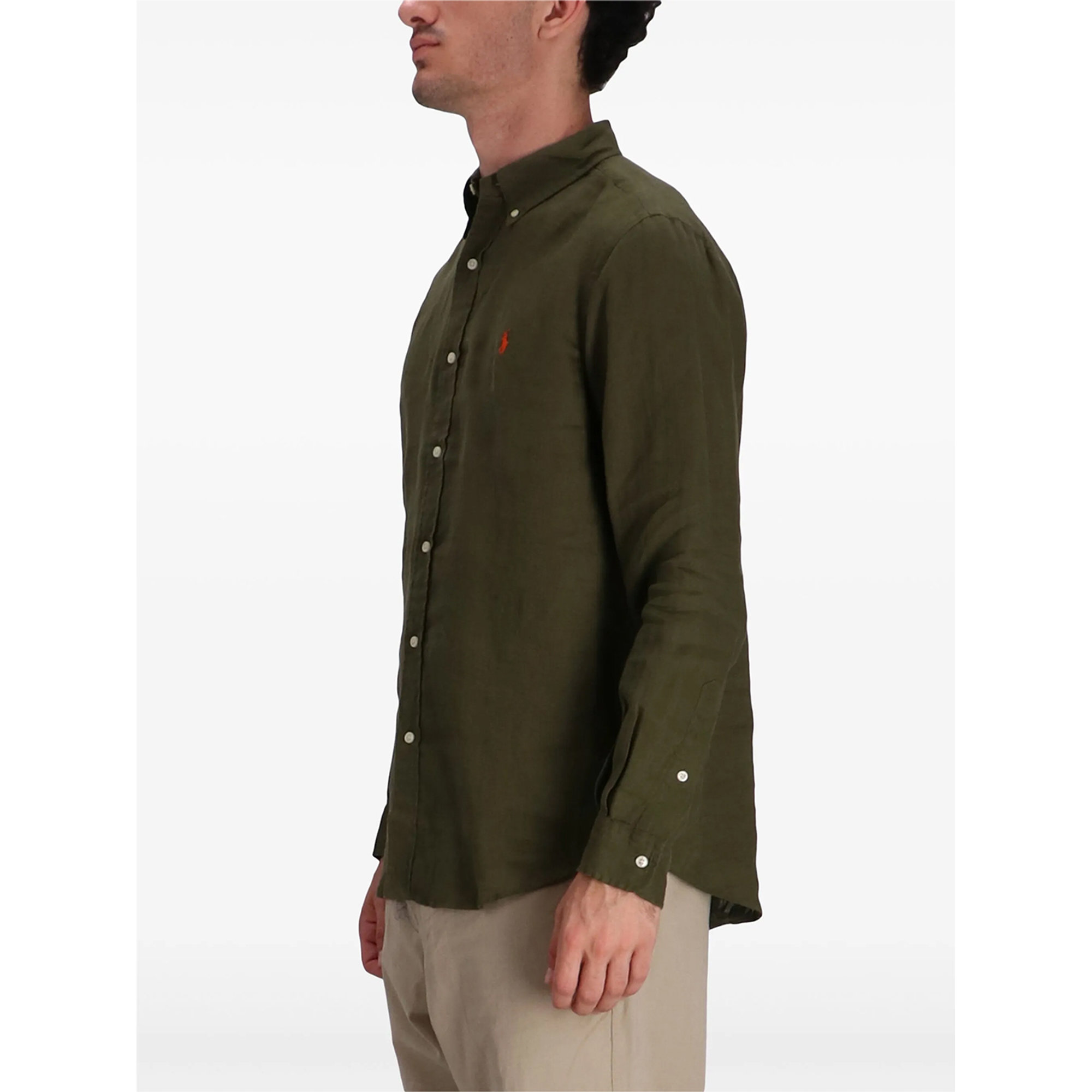 Long Sleeve Sport Shirt 710966294 Polo Ralph Lauren vista2