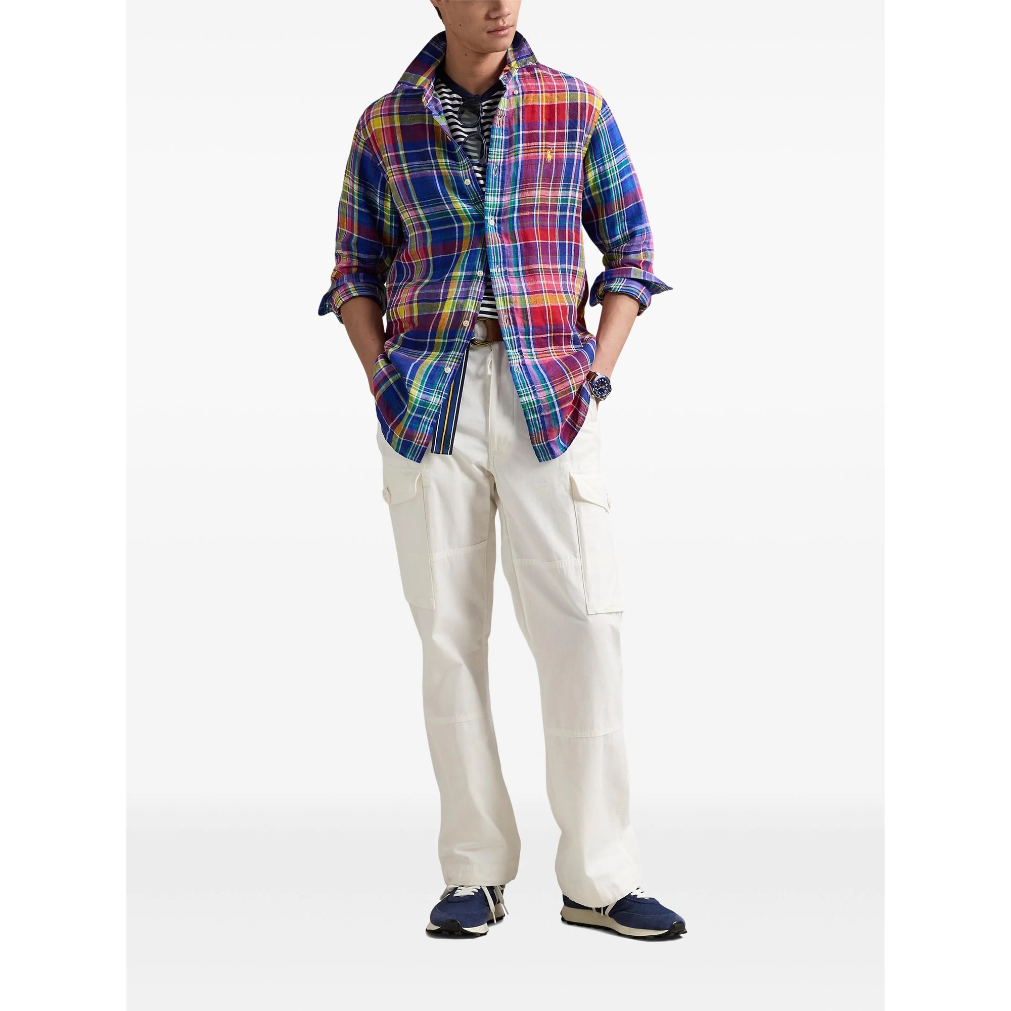 Long Sleeve Sport Shirt 710968914 Polo Ralph Lauren vista1