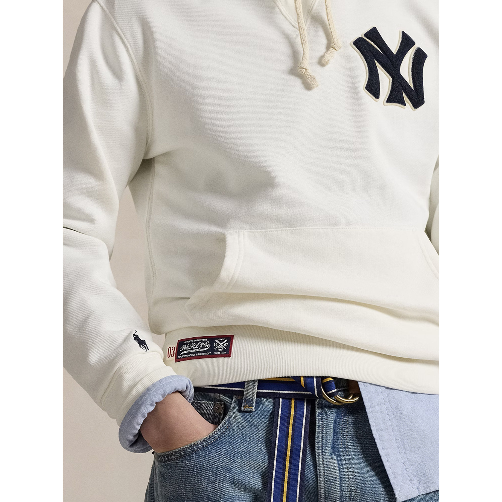 Hoodie Sweatshirt ny Yankees 710967431005 Polo Ralph Lauren vista3