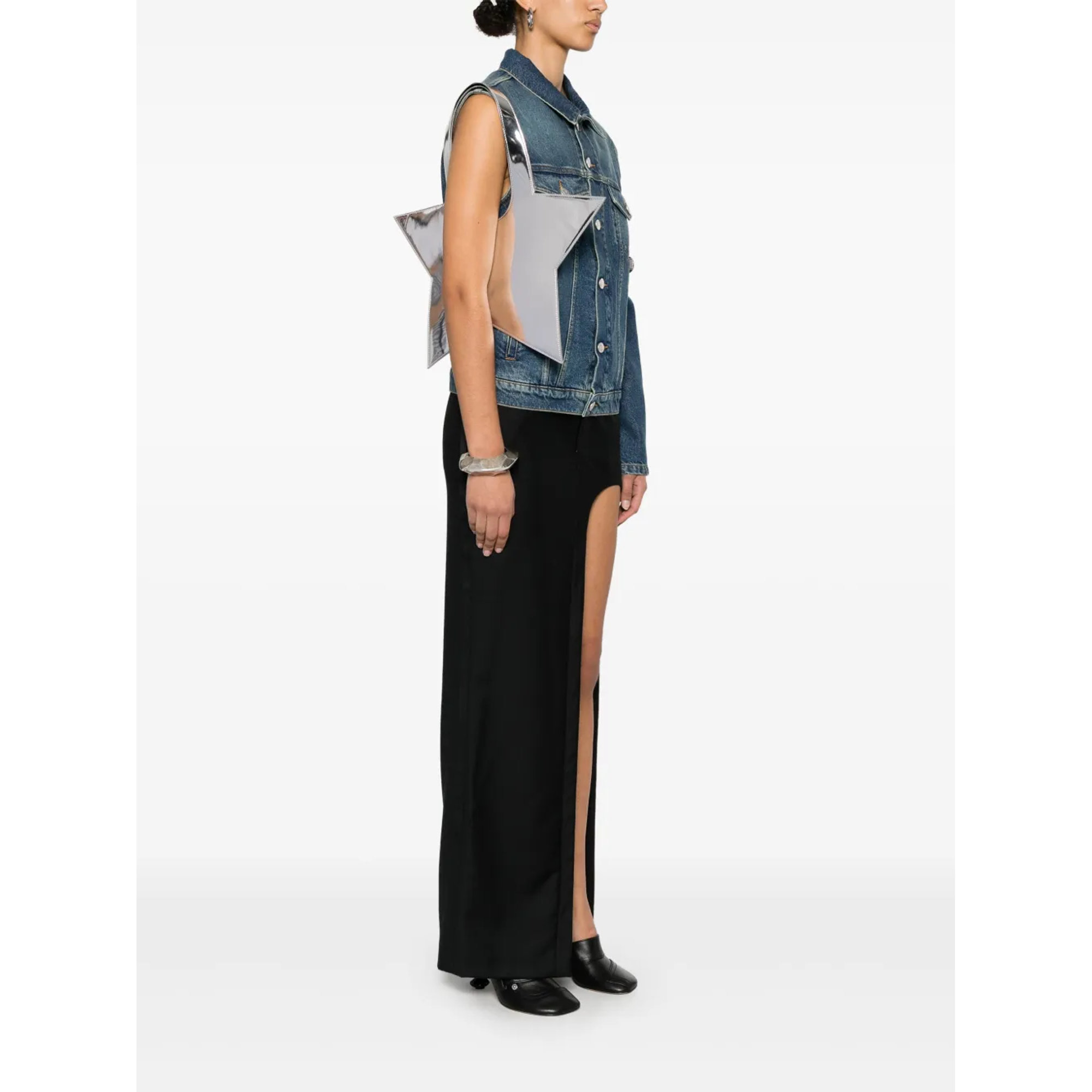 Mirrored Mini Star Tote Bag Copba87f6005 Coperni vista1