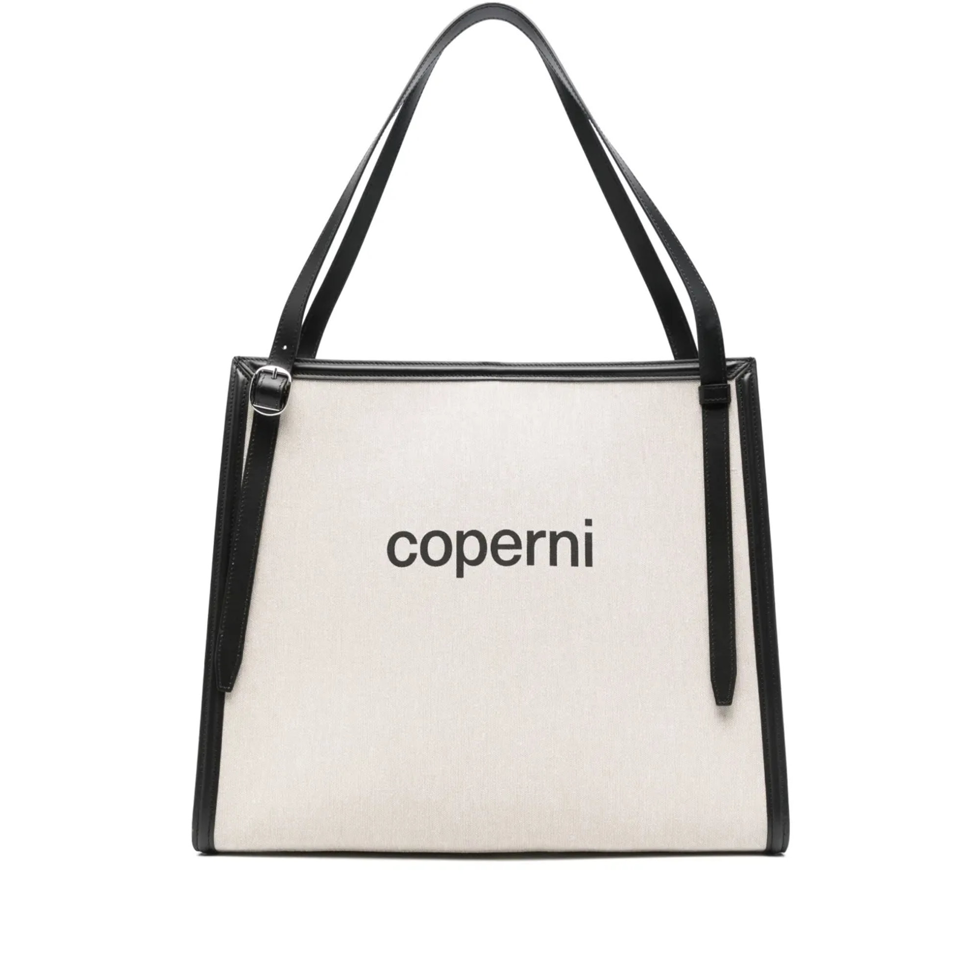 Branded Canvas Belt Tote Bag Copba77f2027 Coperni vista0