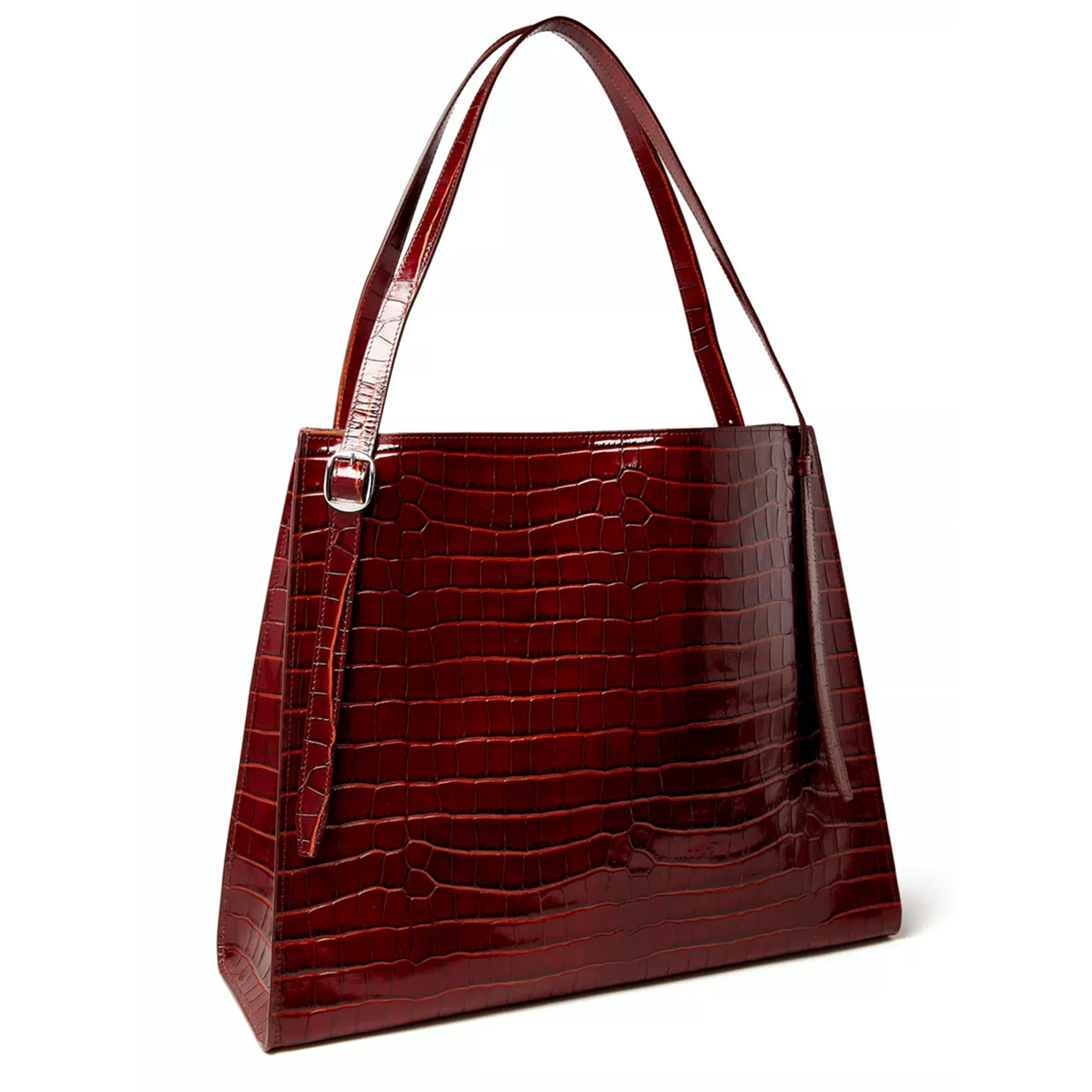 Croco Belt Tote Bag Copba77f6032 Coperni vista1