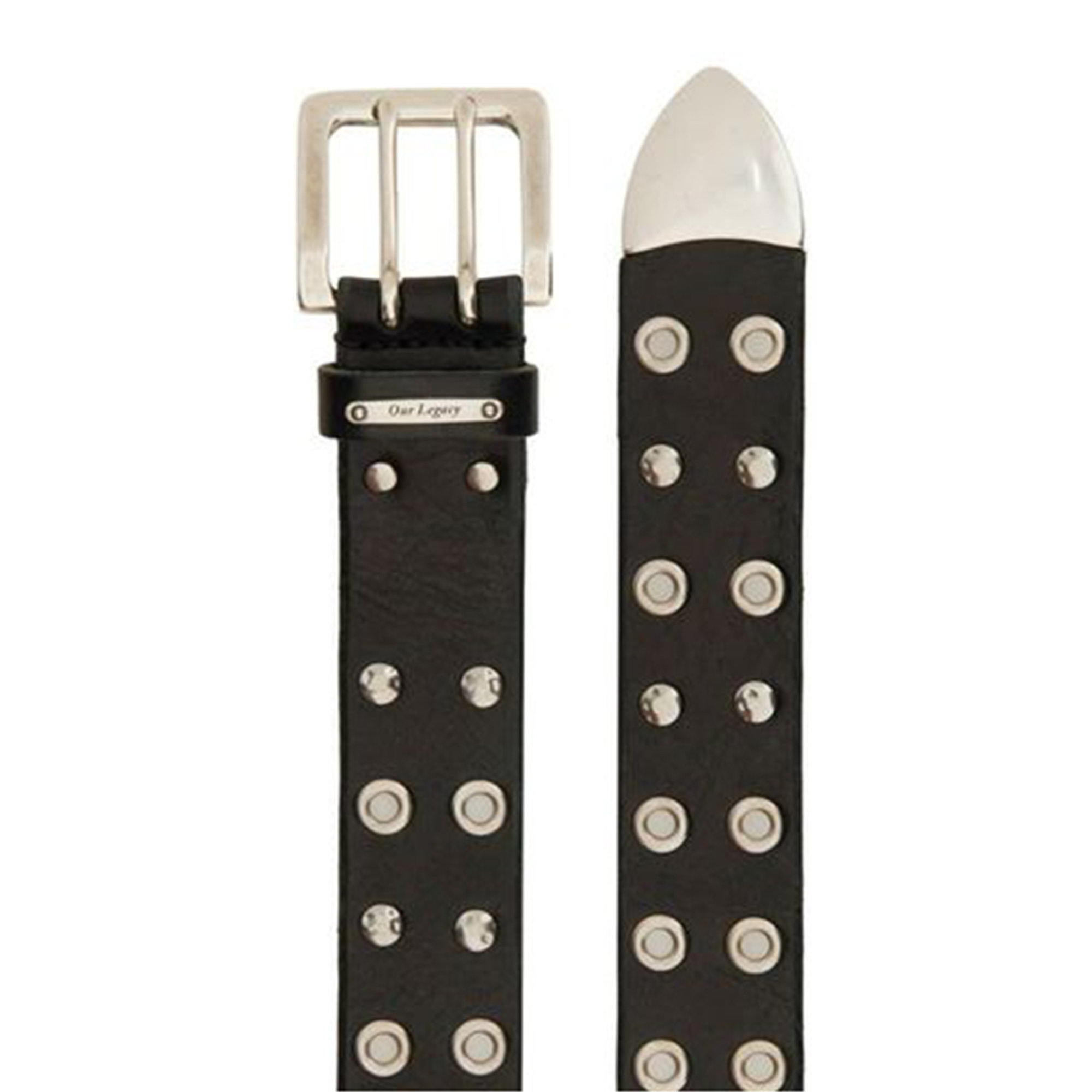 Studded Double Tongue Belt A2258dfl Our legacy vista0