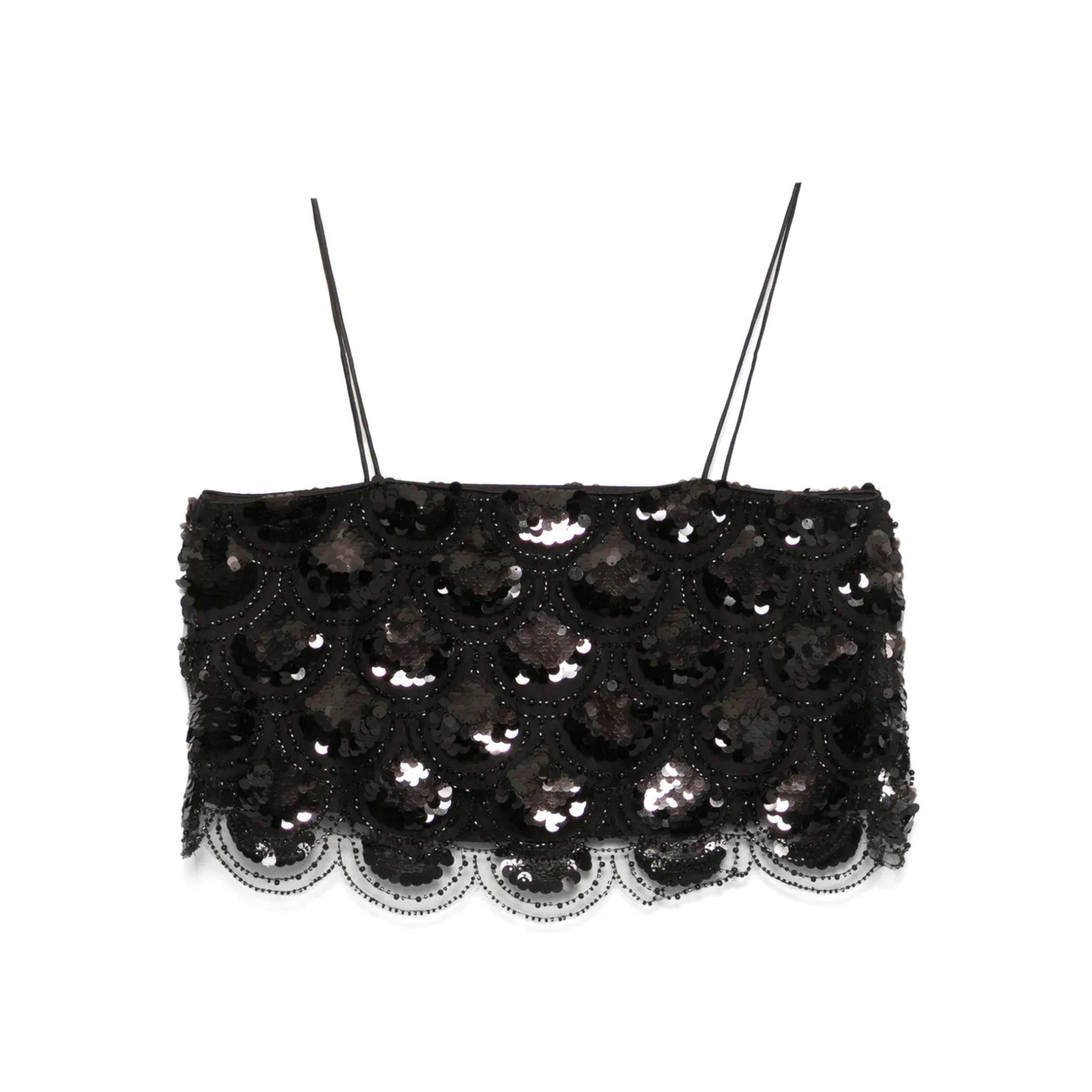 Sequins Crop Top 113669100 Rotate vista1