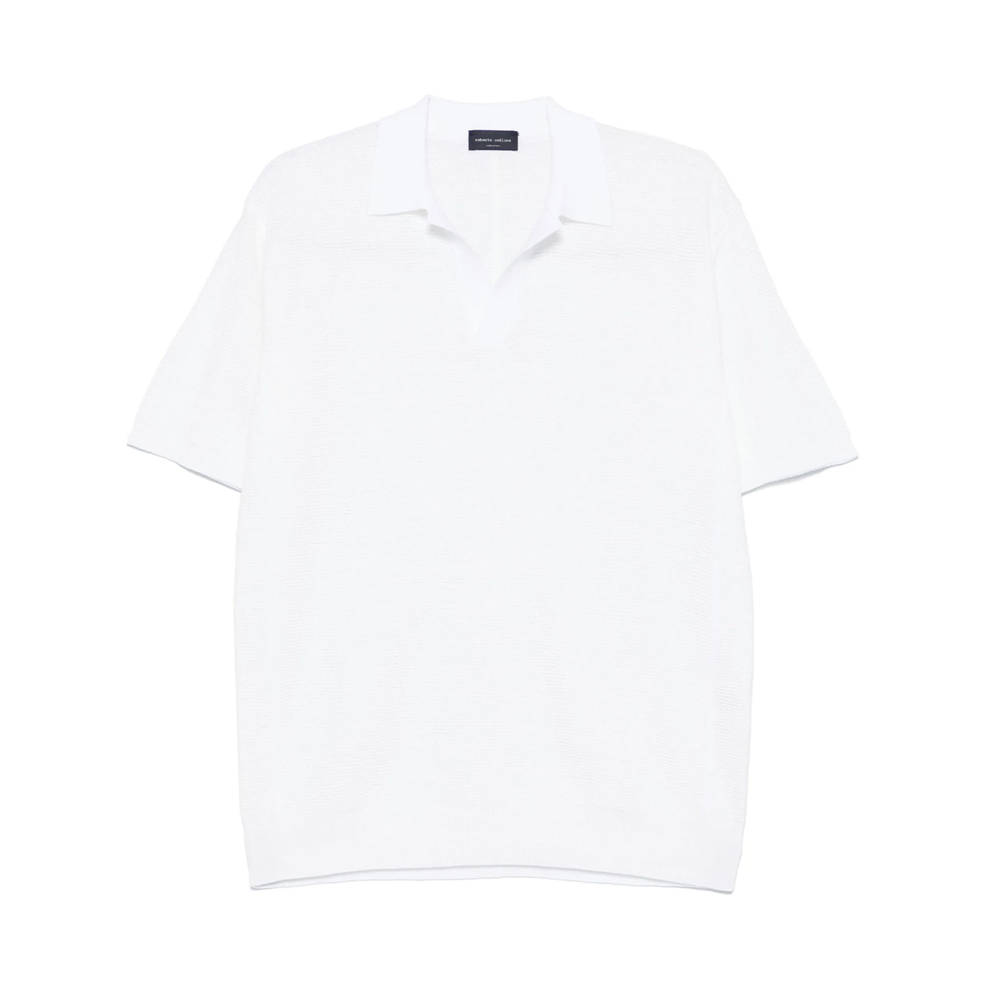 Knit S/s Polo Shirt Rb19024 Roberto Collina vista0