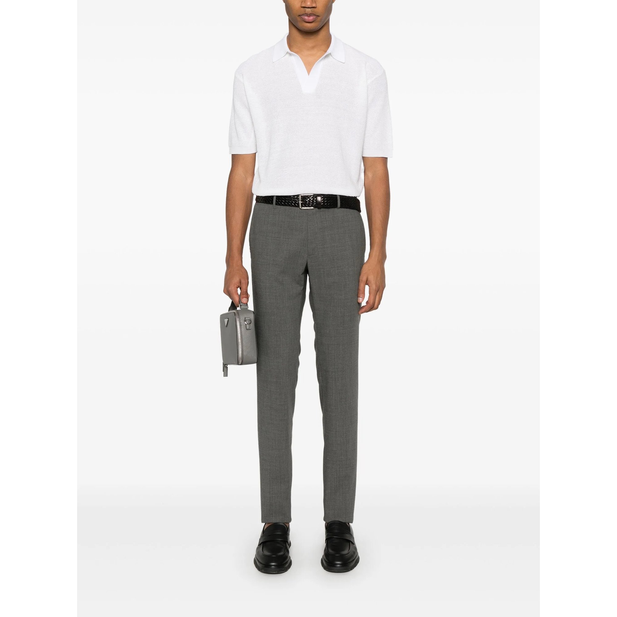 Knit S/s Polo Shirt Rb19024 Roberto Collina vista1