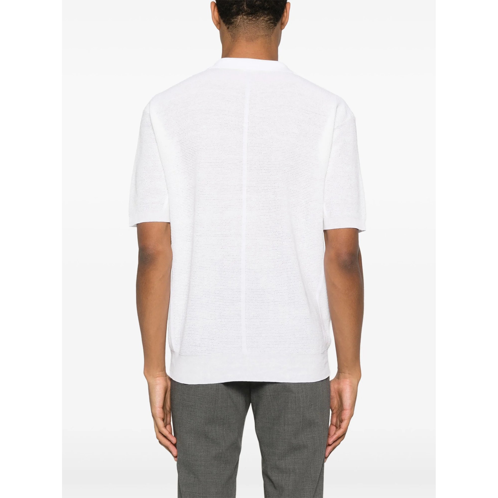 Knit S/s Polo Shirt Rb19024 Roberto Collina vista2