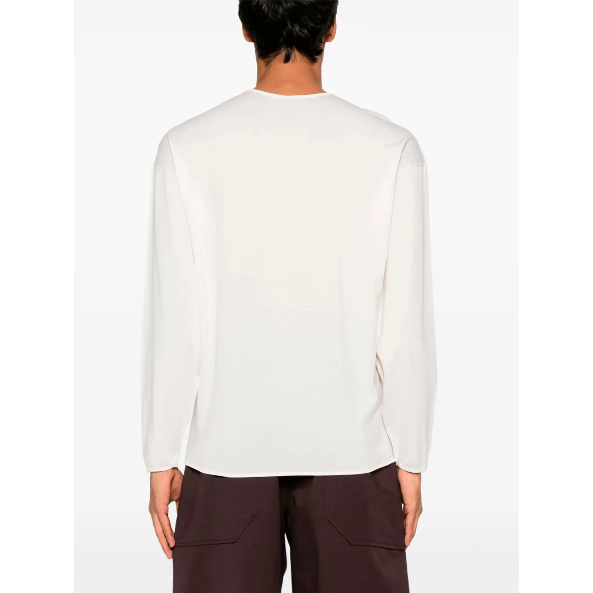 Lemaire｜ (LS RELAXED TEE (TO1375 LJ1018 999)) Lemaire: Men's Long Sleeve Relaxed Tee (Black) | DSMNY E-SHOP