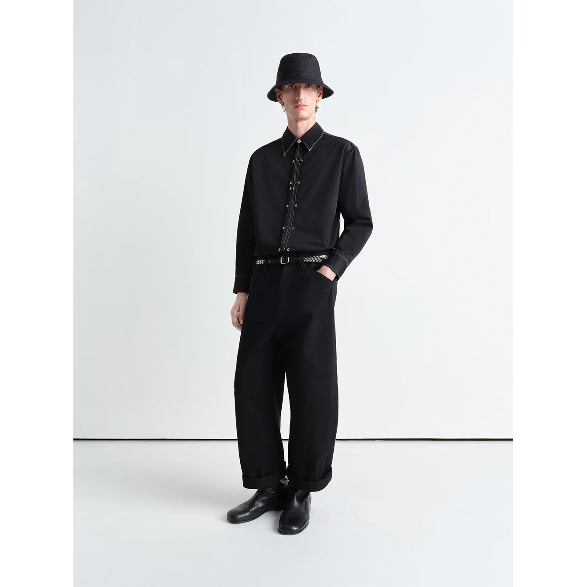 Embellished Metal Shirt Sh1147.lf1207 LEMAIRE vista3