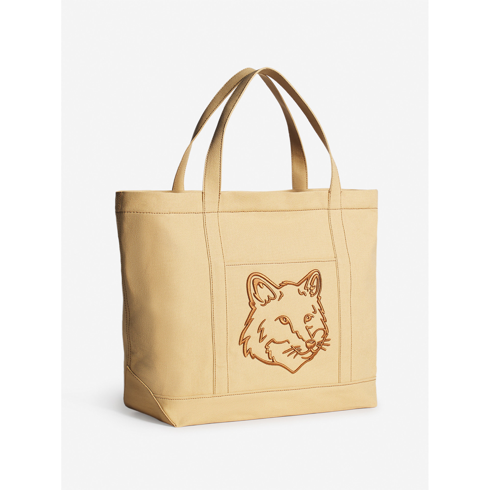 Fox Head Large Tote Lw05104ww0107 Maison Kitsuné vista2