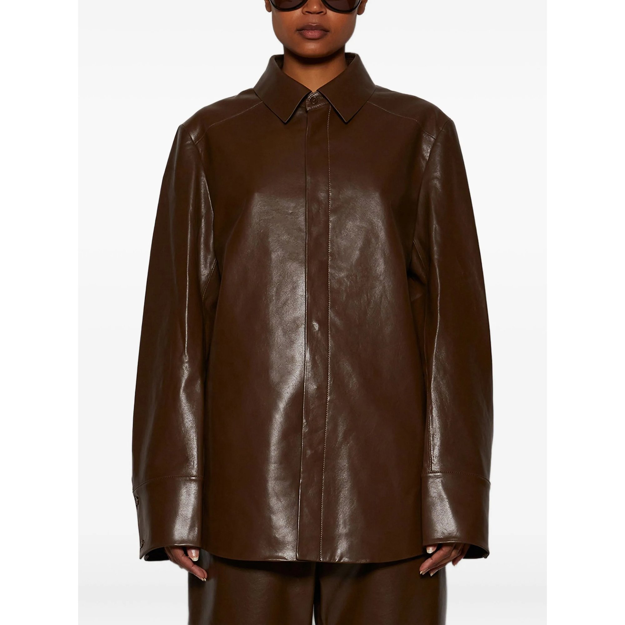 Legacy Shirt Pecan ENTIRE STUDIOS vista2
