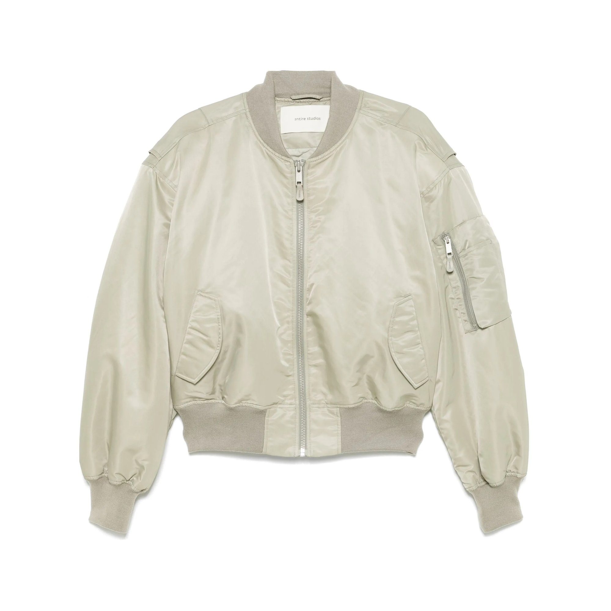 Cropped Broad Bomber Grey ENTIRE STUDIOS vista0