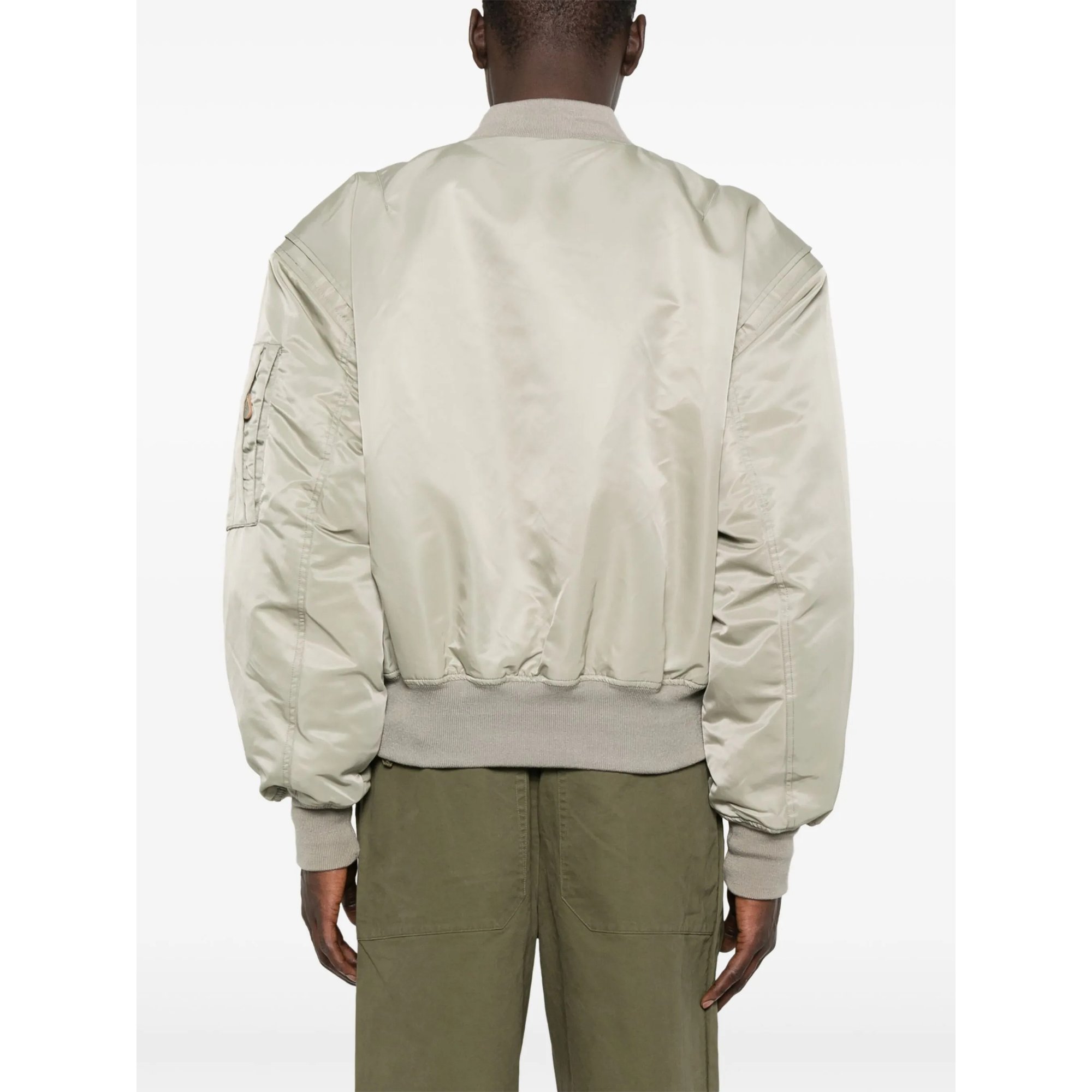 Cropped Broad Bomber Grey ENTIRE STUDIOS vista3