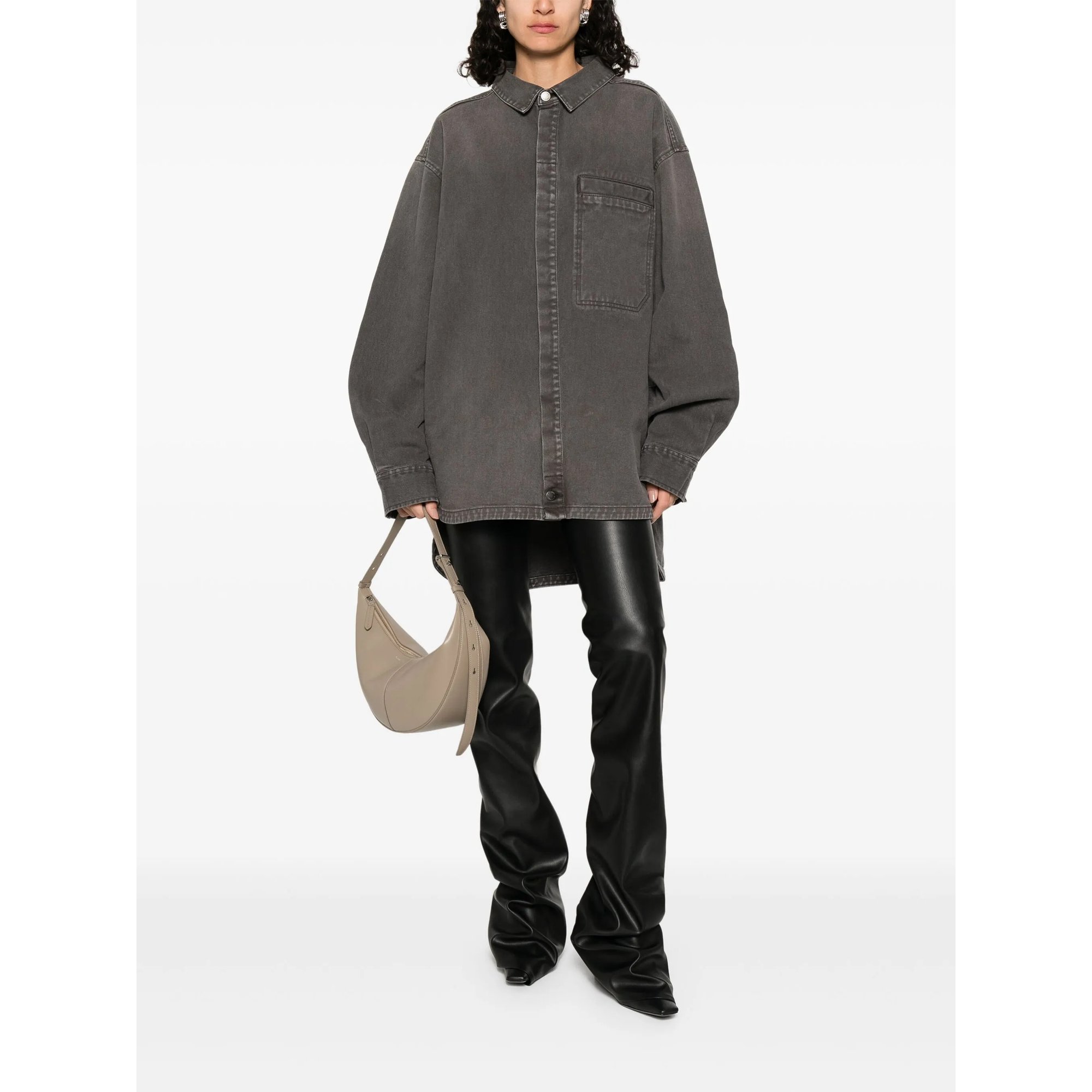 Herculean Shirt Stone Light ENTIRE STUDIOS vista1