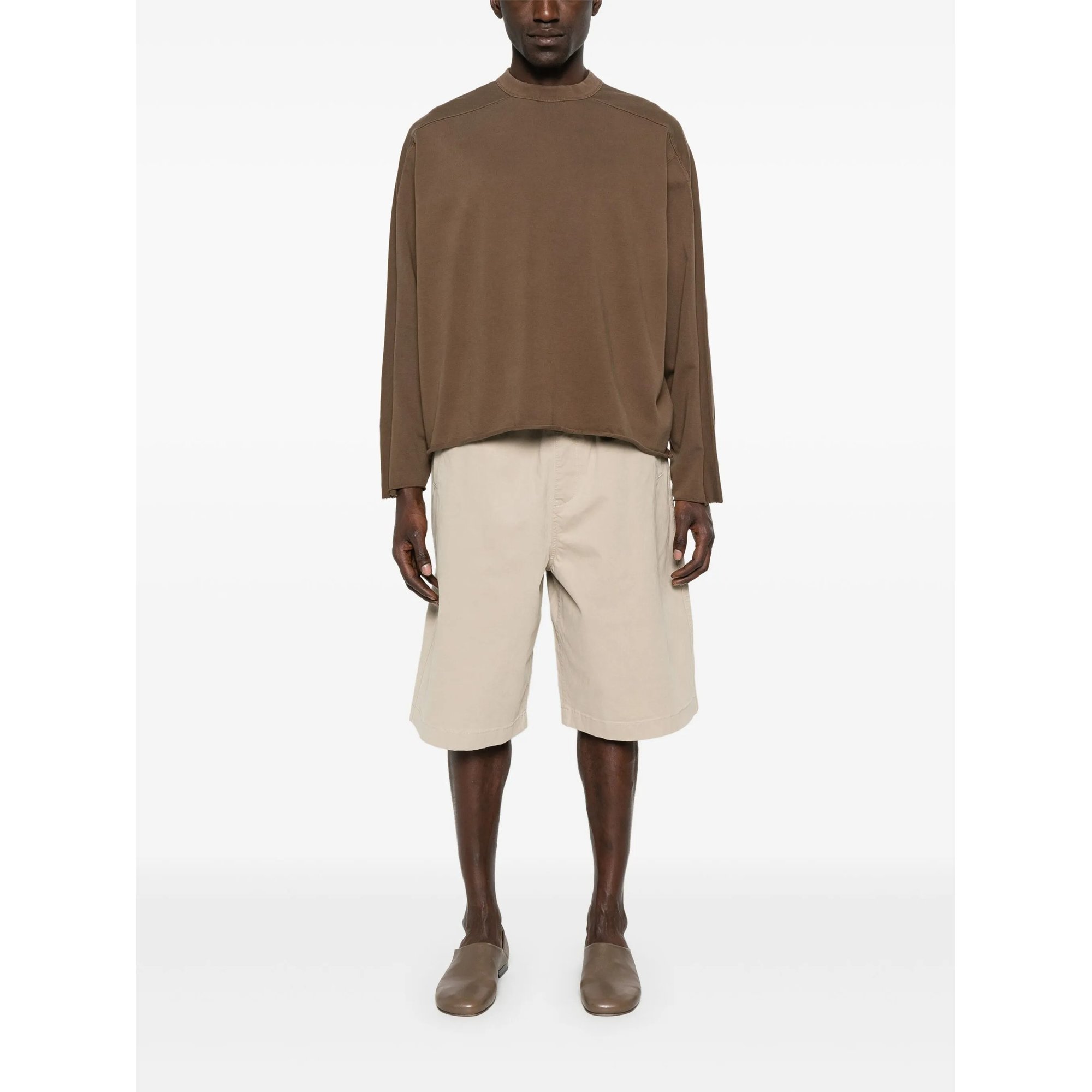 Heavy ls Tee Brunette ENTIRE STUDIOS vista2