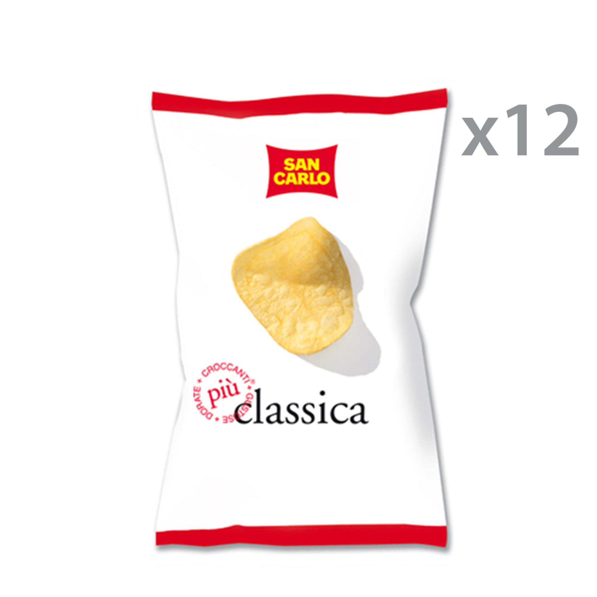 12 confezioni -  Patatina Classica 200 gr San Carlo vista0