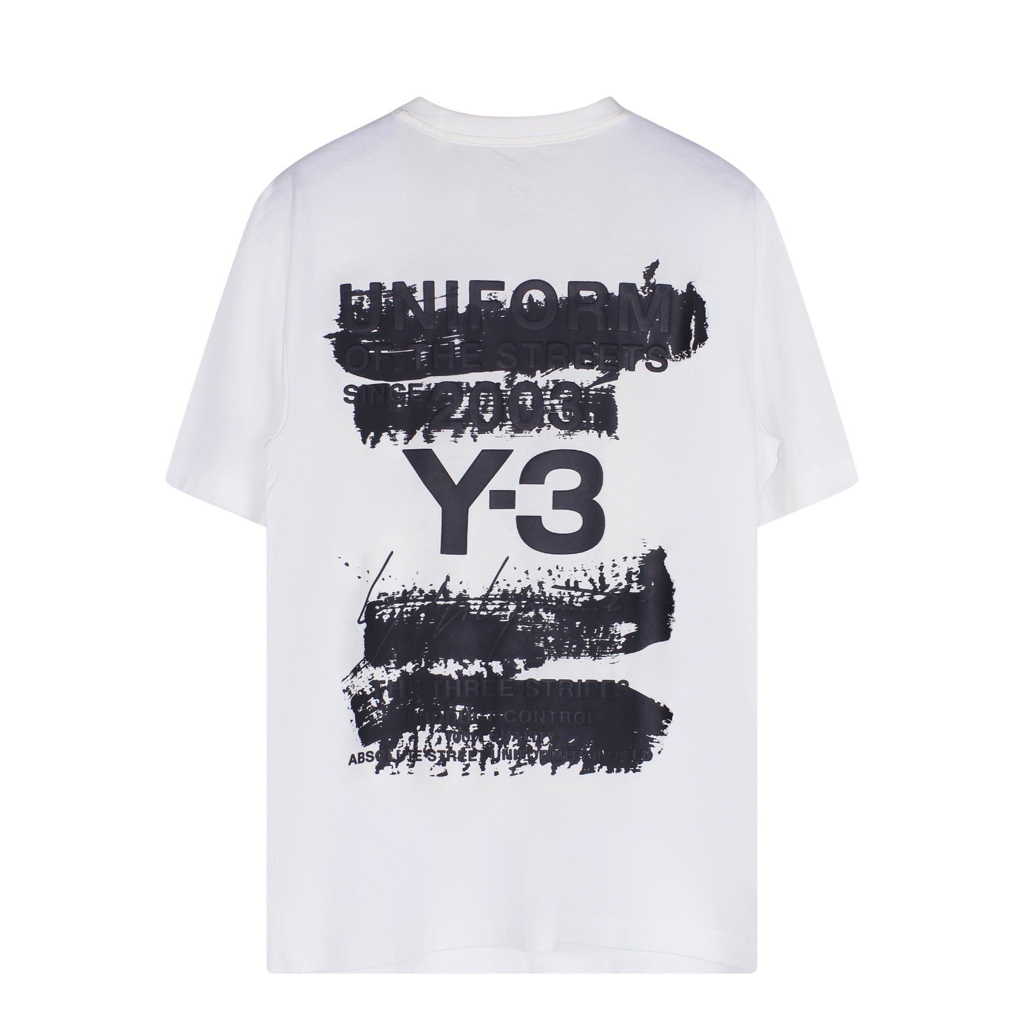 Graphic Short Sleeve Tee White Y-3 vista0