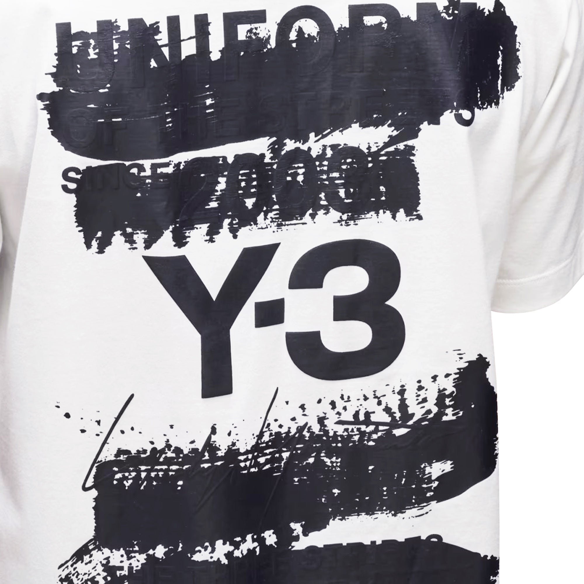 Graphic Short Sleeve Tee White Y-3 vista2