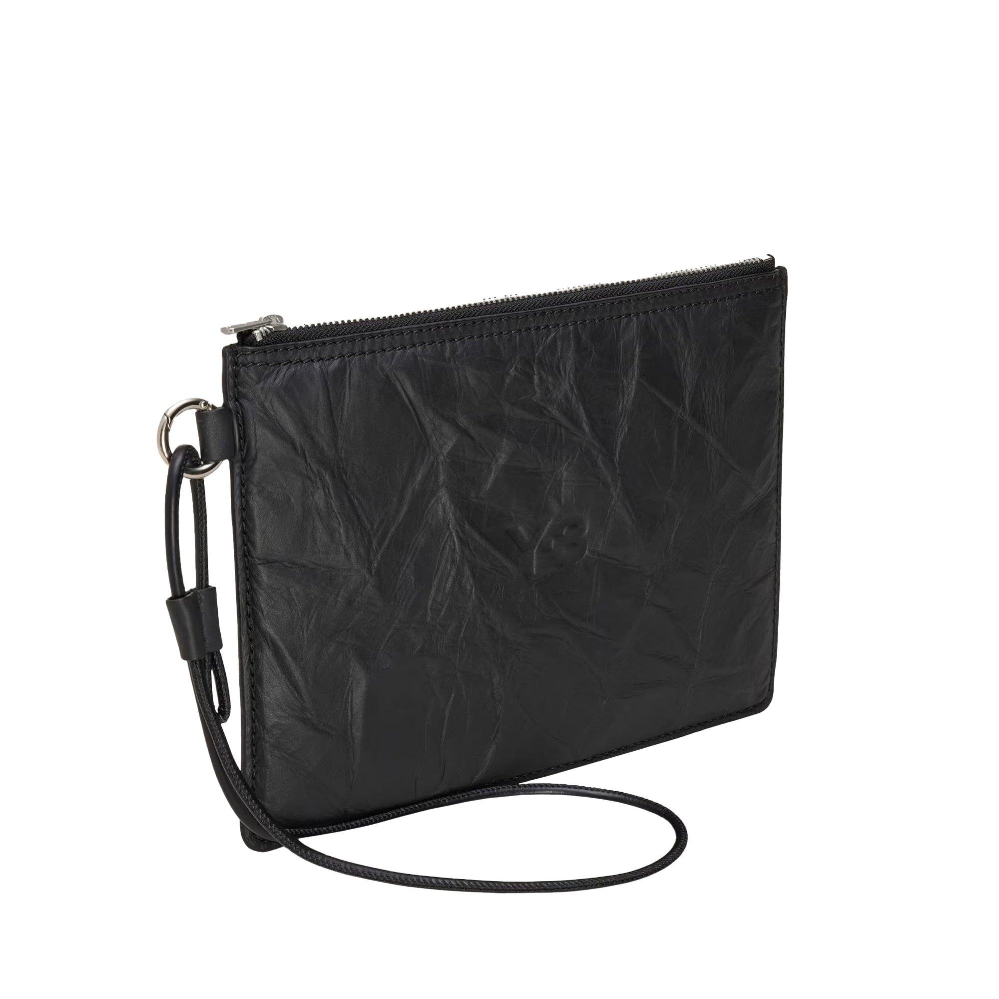 Crinkle Leather Pouch Y-3 vista2