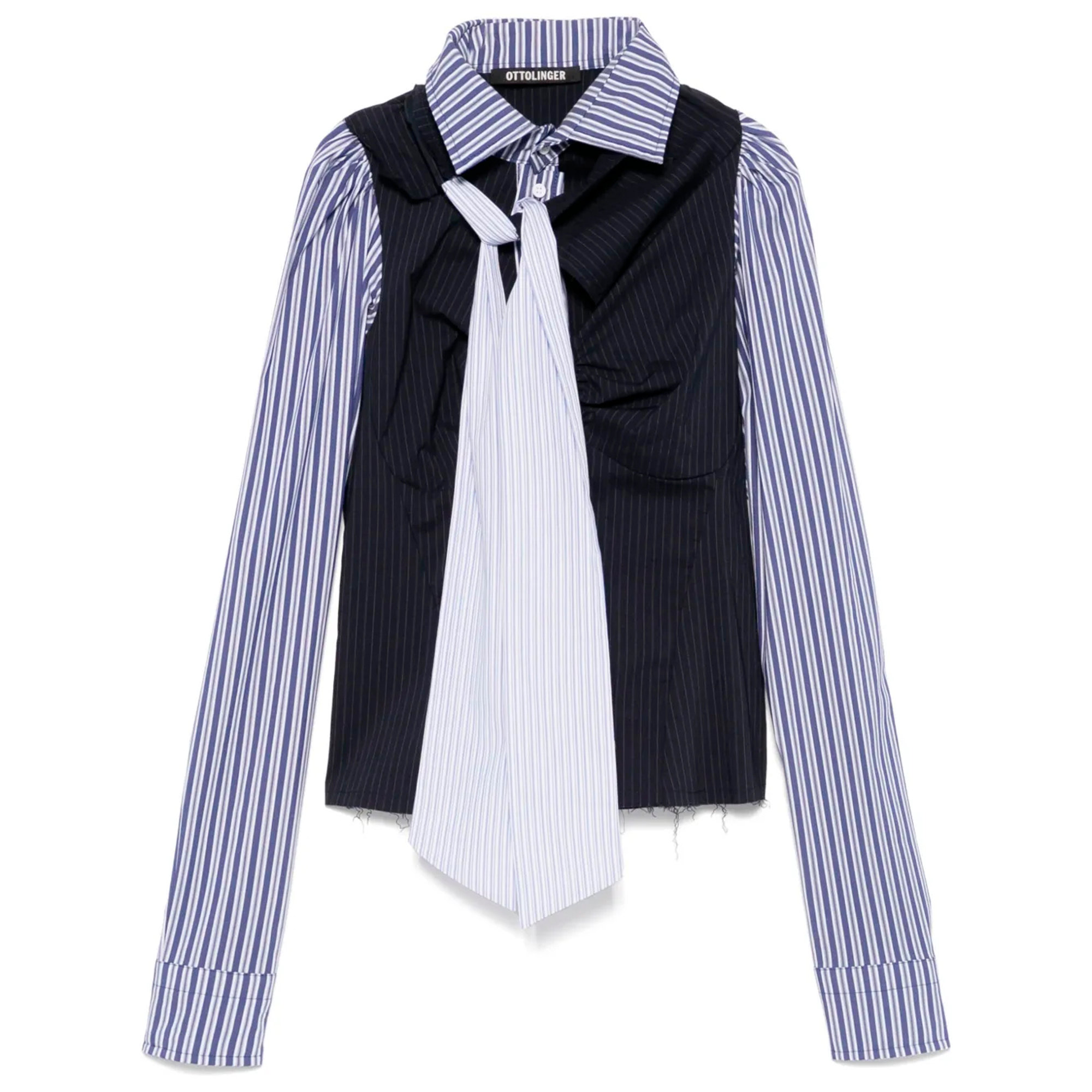 Deconstructed Lavalliere Blouse 11140021102 Ottolinger vista0