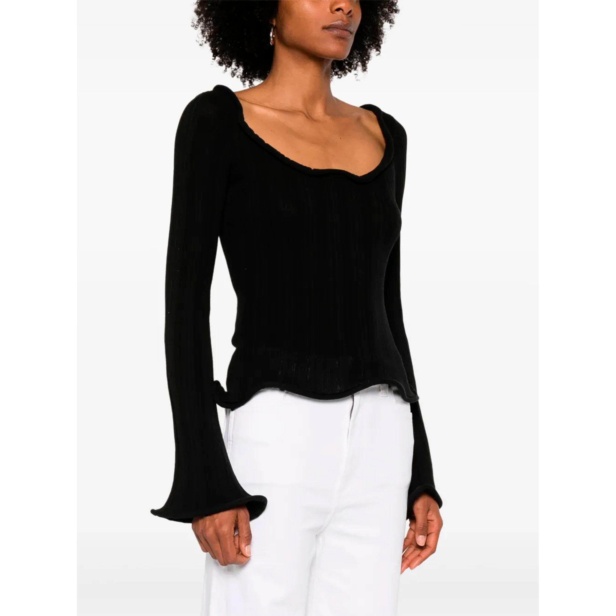 Giselle Sweater Wss25gisellebla Séfr vista2